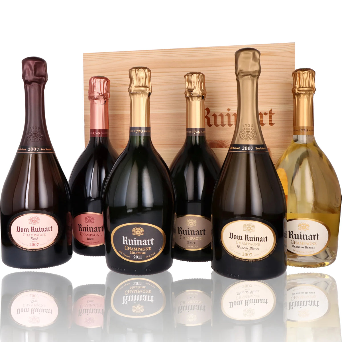 Champagne RUINART Cave Urbaine 6 bouteilles 12,5% – Whisky Paris