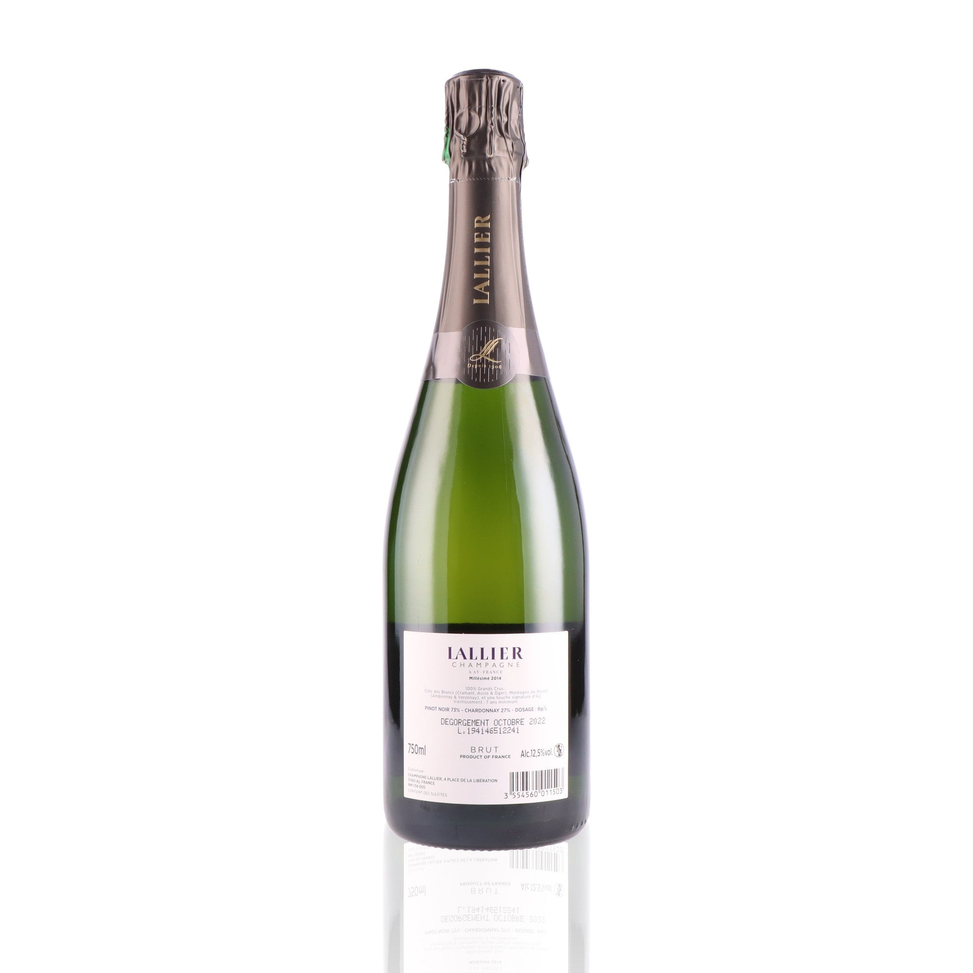 LALLIER - Millésime 2014 - 12,5%