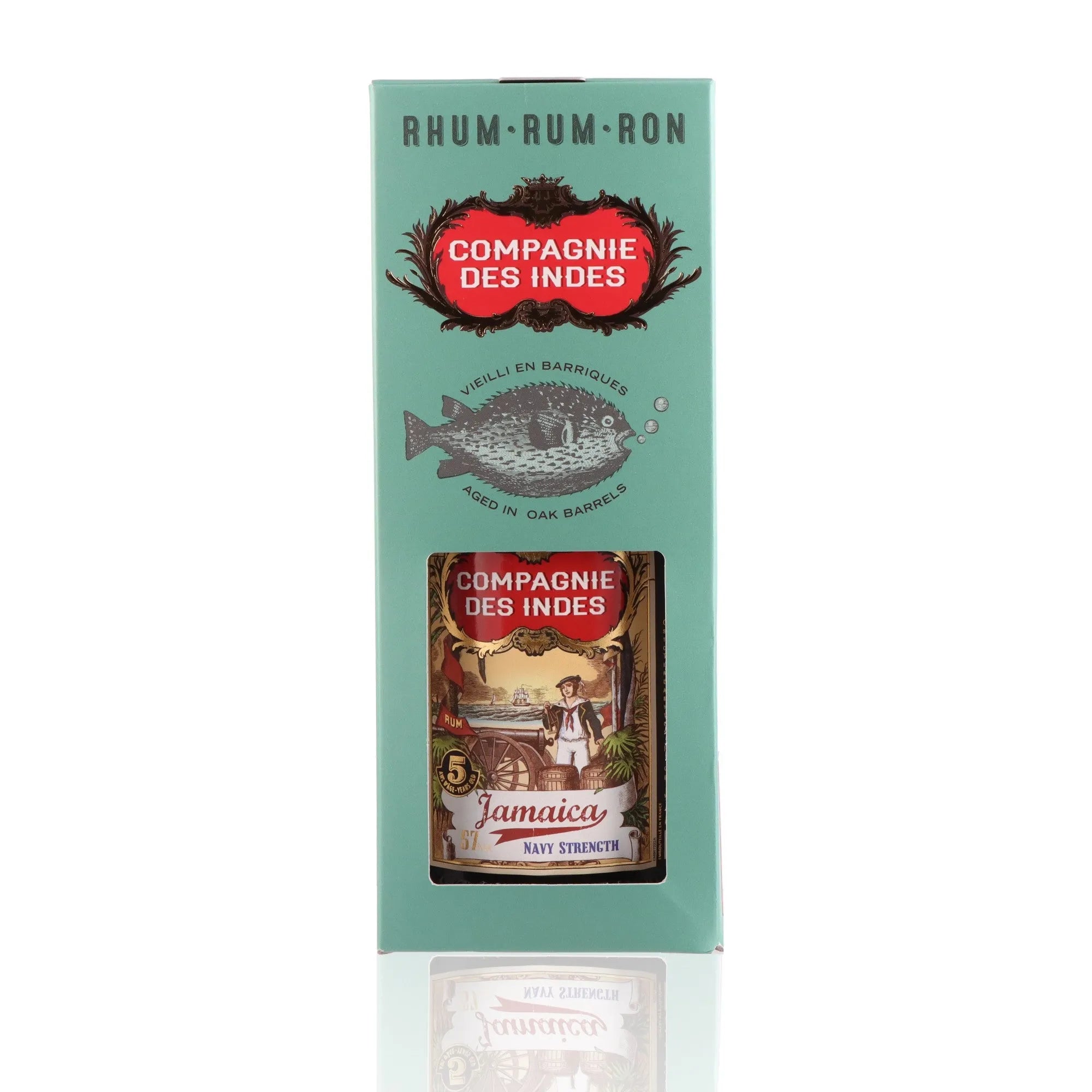 COMPAGNIE DES INDES - Jamaïca 5 ans Navy Strenght - 57%