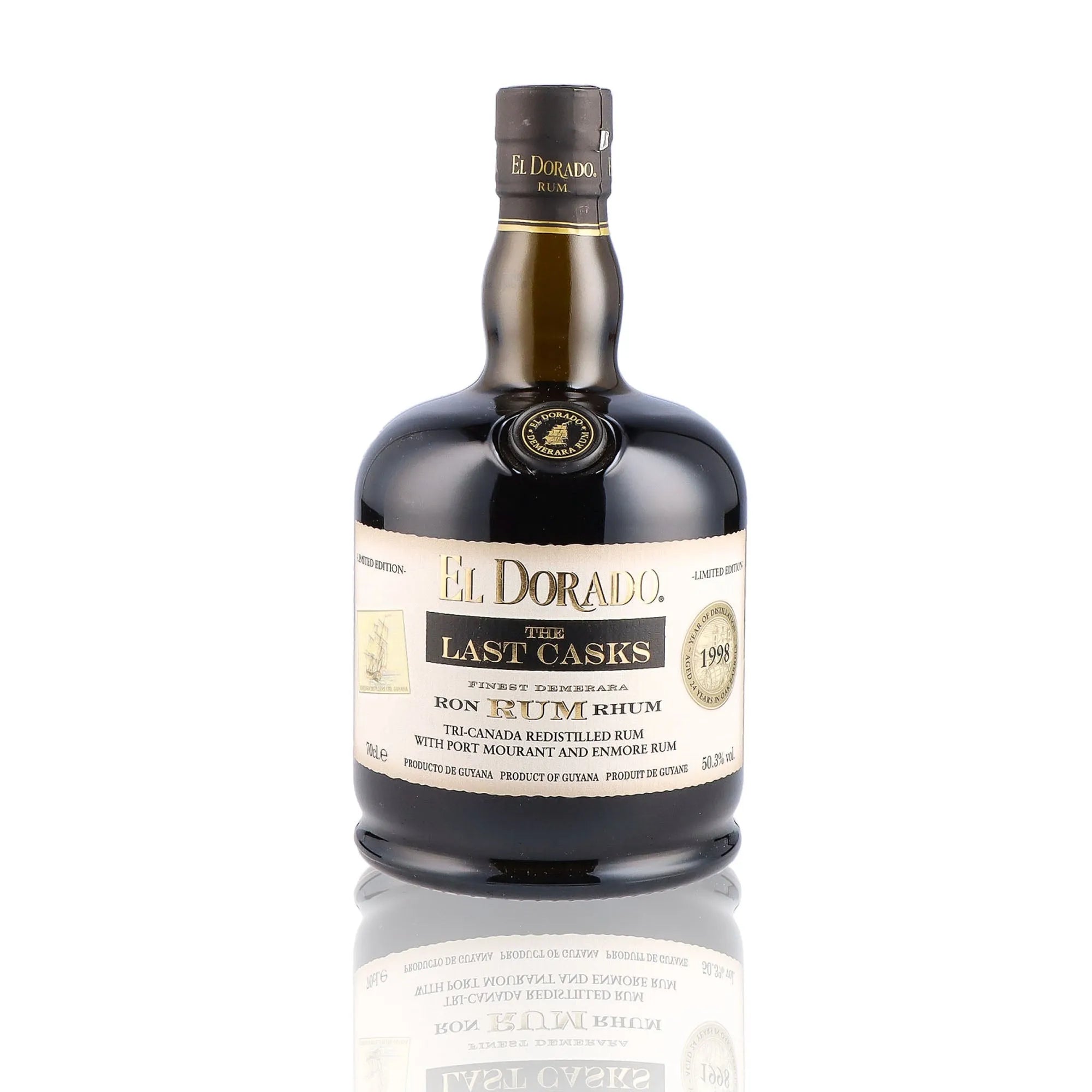 EL DORADO - The Last Casks Tri Canada Port Mourant Enmore 1998 - 50,3%