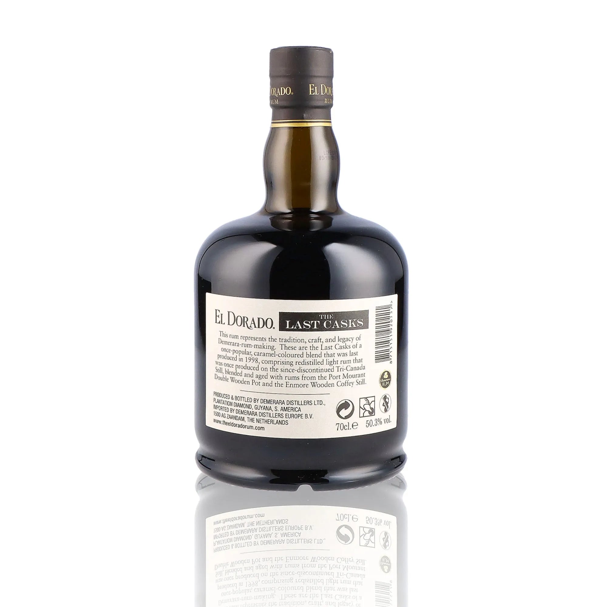 EL DORADO - The Last Casks Tri Canada Port Mourant Enmore 1998 - 50,3%