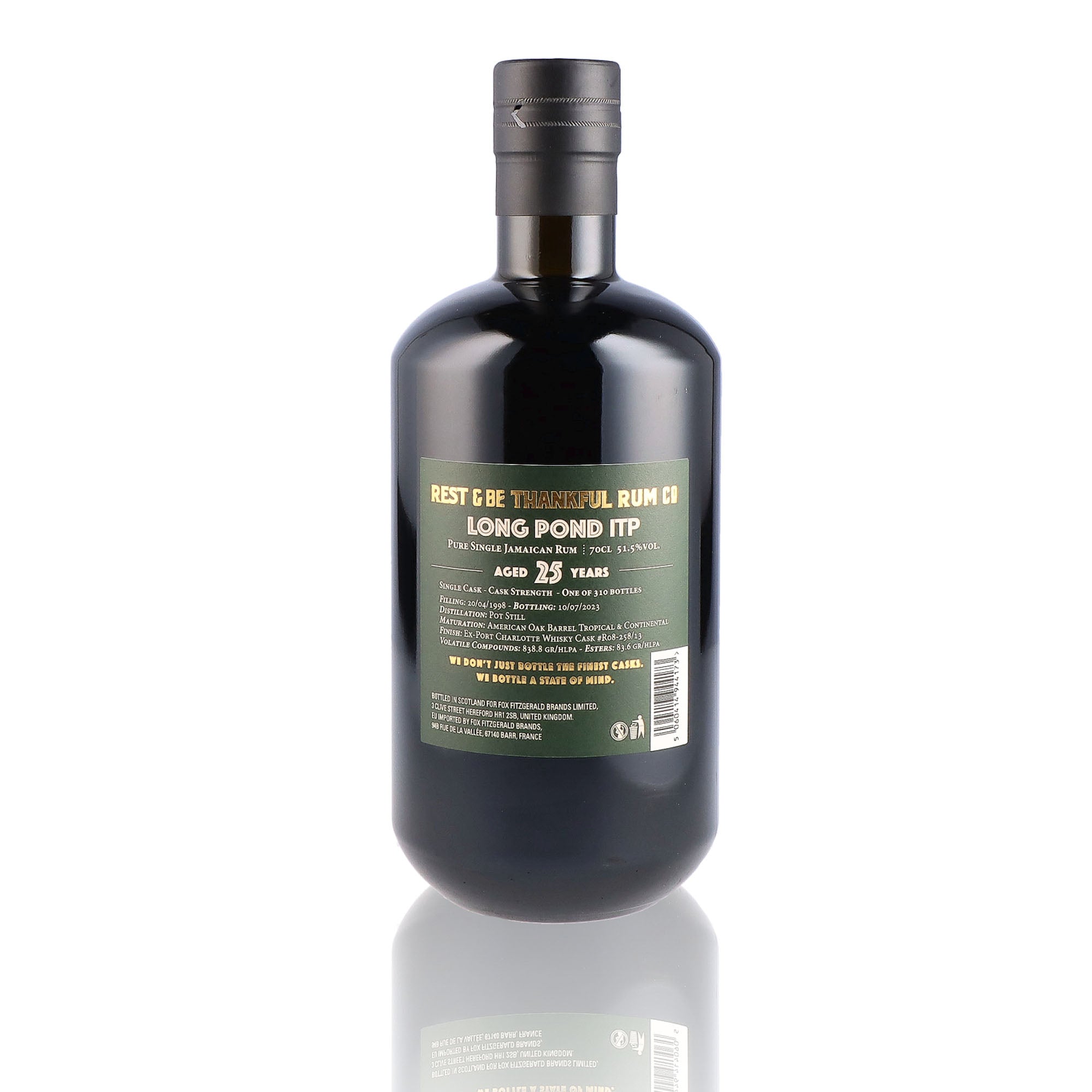 REST & BE THANKFUL - Long Pond 25 ans 1998 - 51,5%