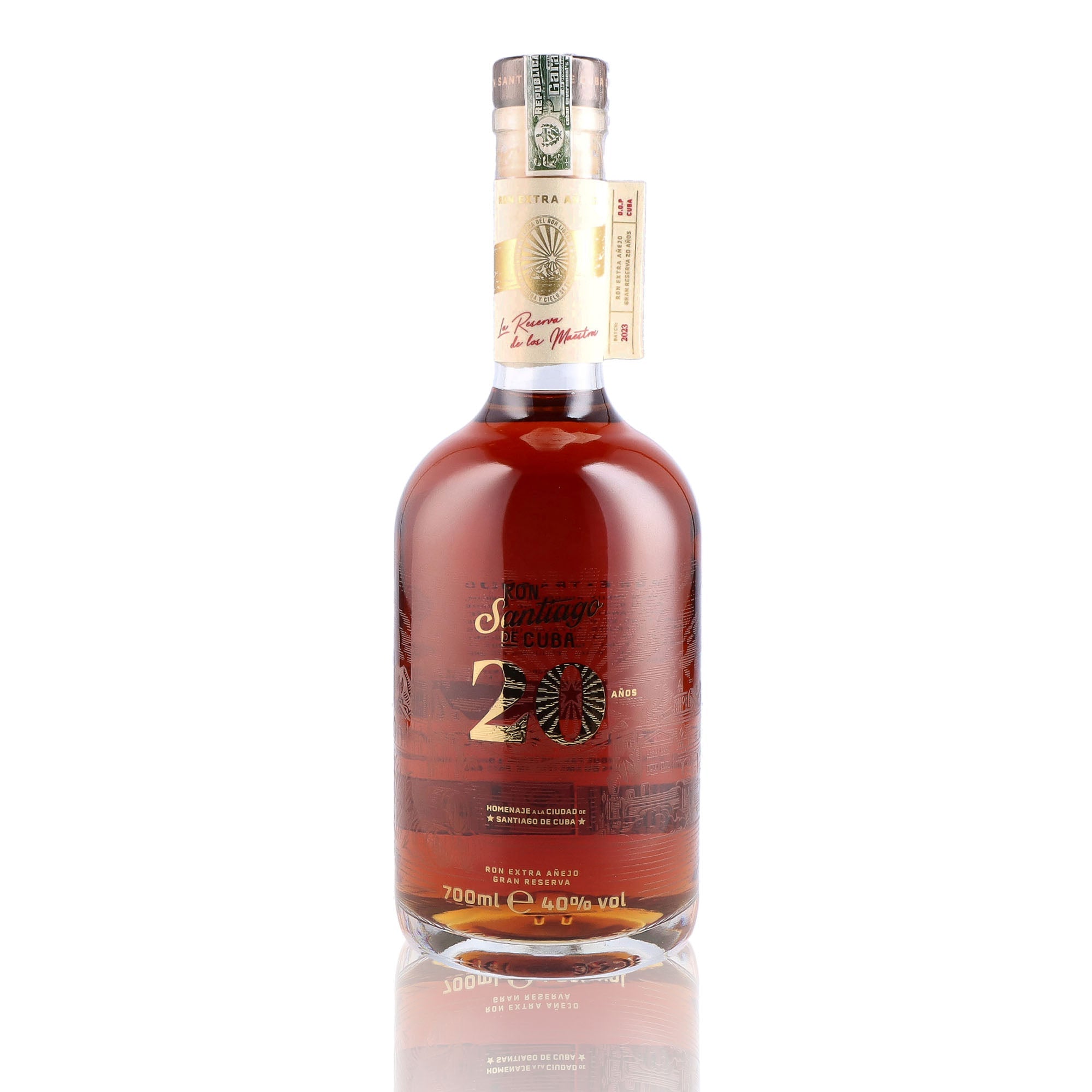 SANTIAGO DE CUBA - Extra Anejo 20 ans - 40%
