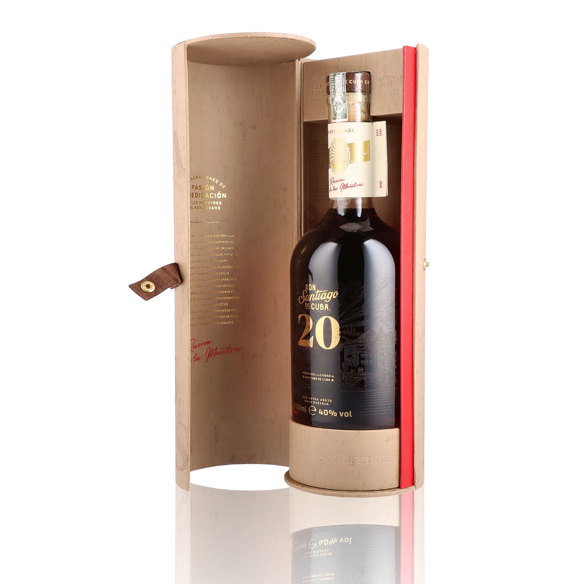 SANTIAGO DE CUBA - Extra Anejo 20 ans - 40%