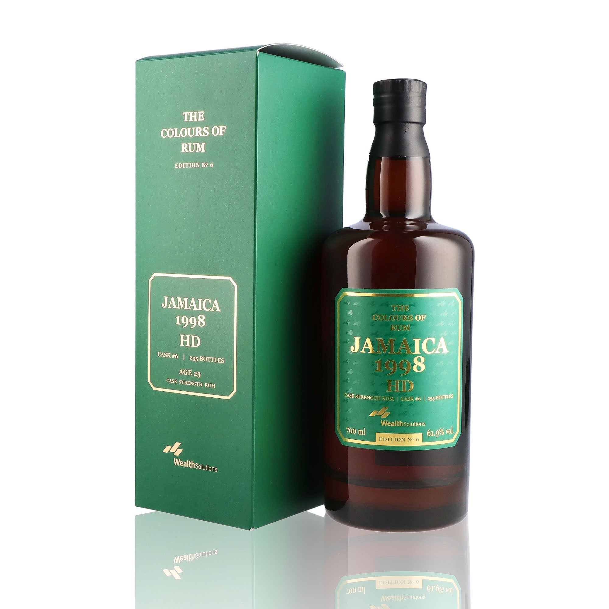 THE COLOUR OF RUM - Jamaica Edition No 6 23 ans 1998 W.S - 61,9%