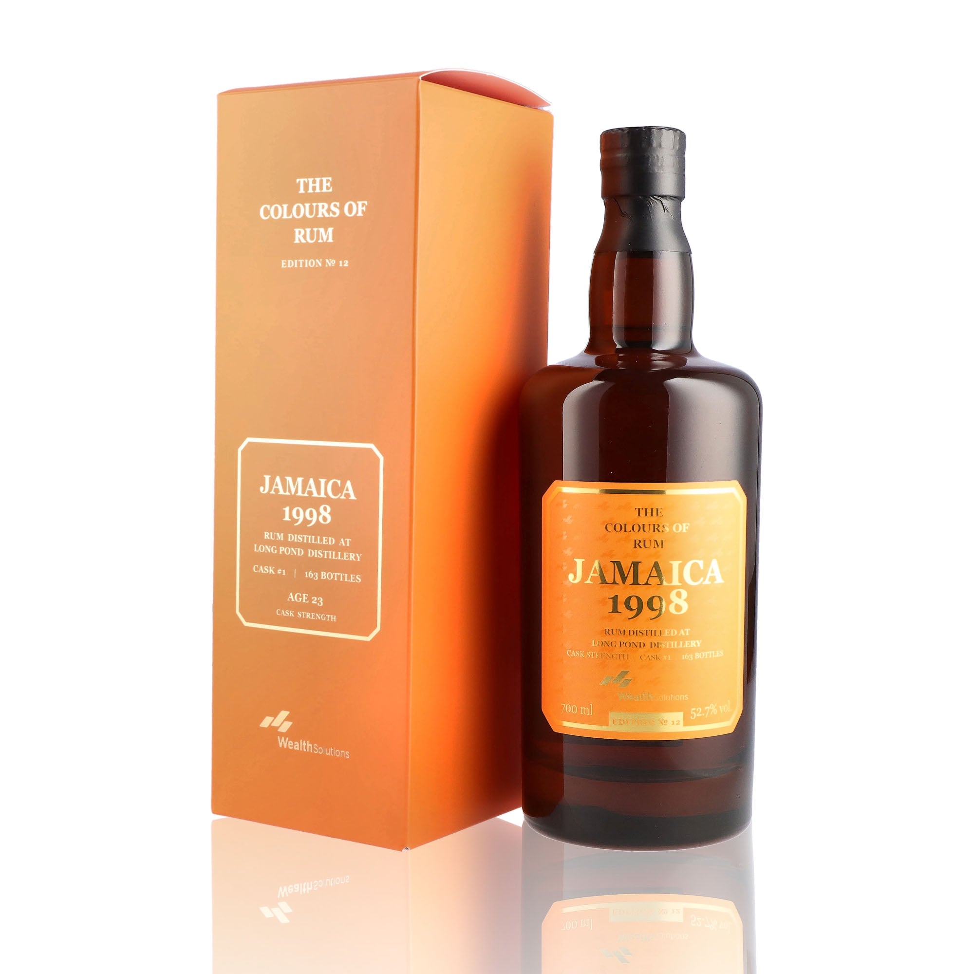 THE COLOUR OF RUM - Jamaica Long Pond Edition No 12 23 ans 1998 W.S - 52,7%