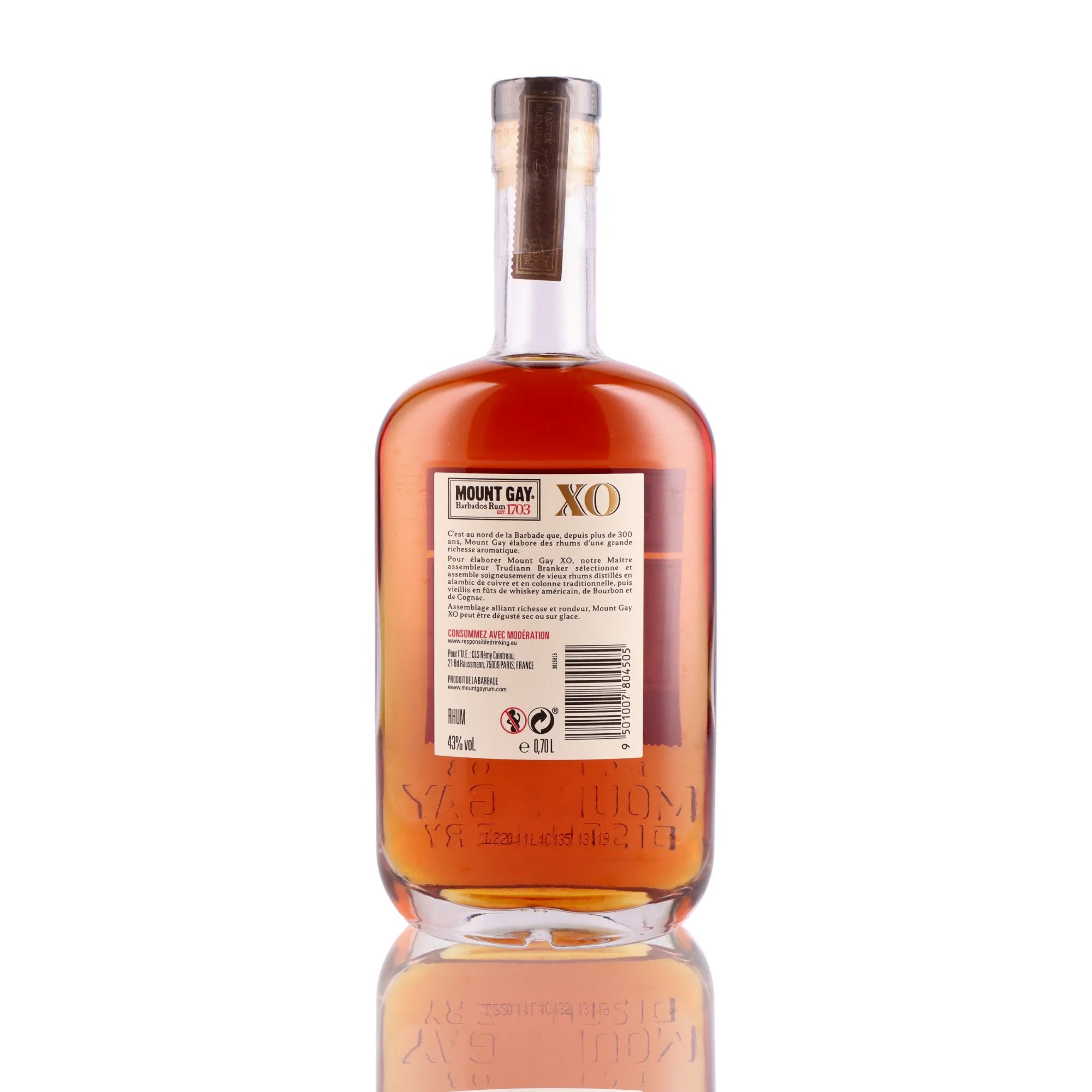 MOUNT GAY - XO Triple Cask - 43%
