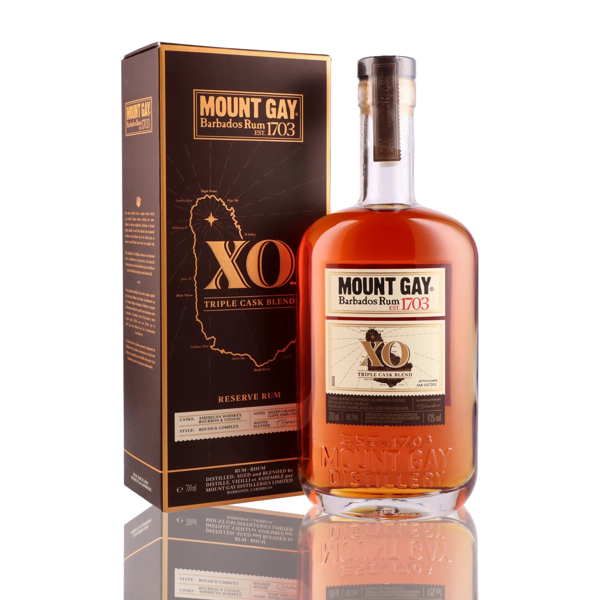 MOUNT GAY - XO Triple Cask - 43%