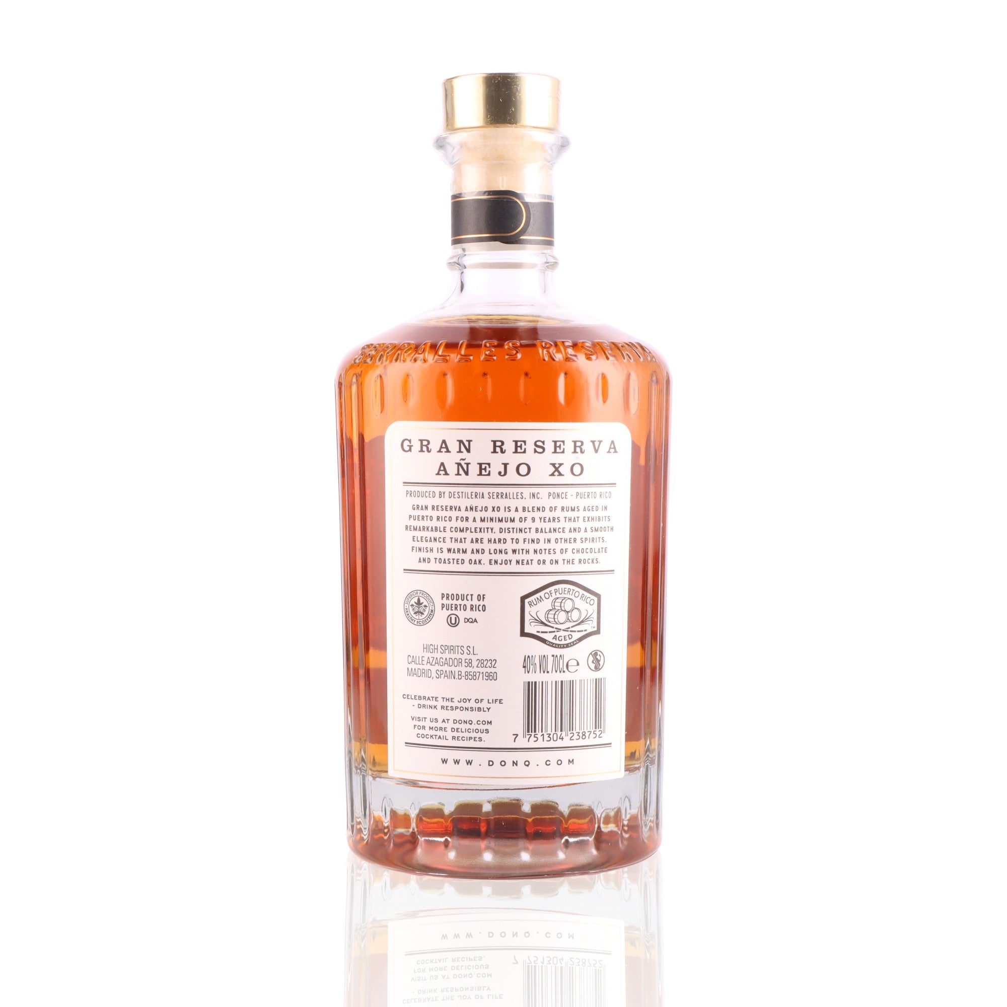 DON Q - Gran Reserva Anejo XO - 40%