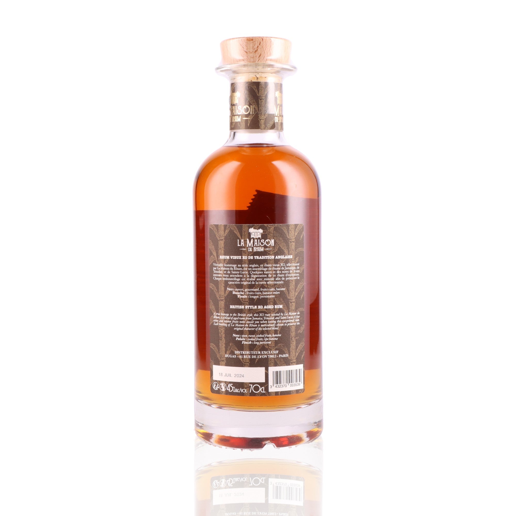 MAISON DU RHUM - Tradition Anglaise XO - 45%