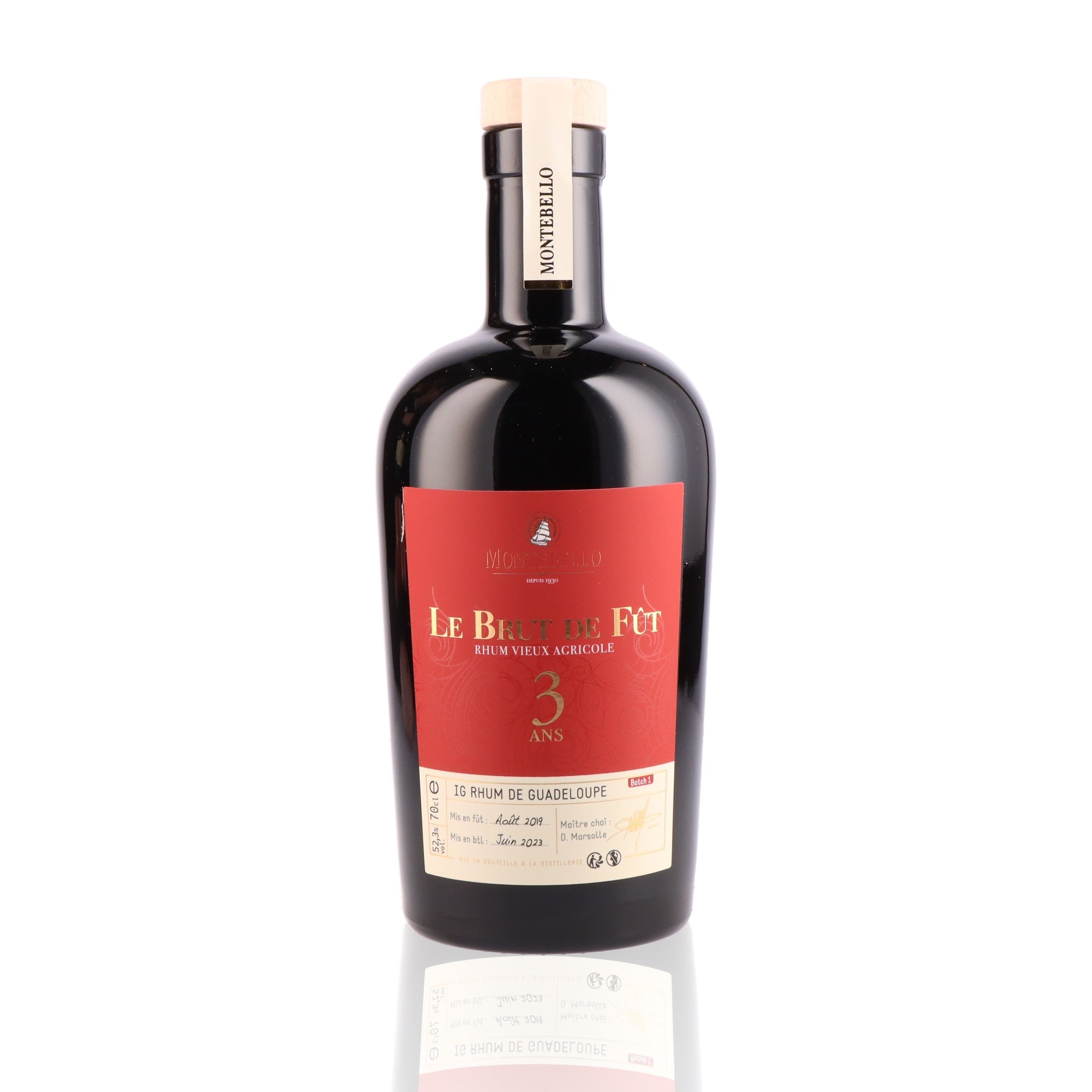 MONTEBELLO - 3 ans Brut de Fût 2023 - 52,3%