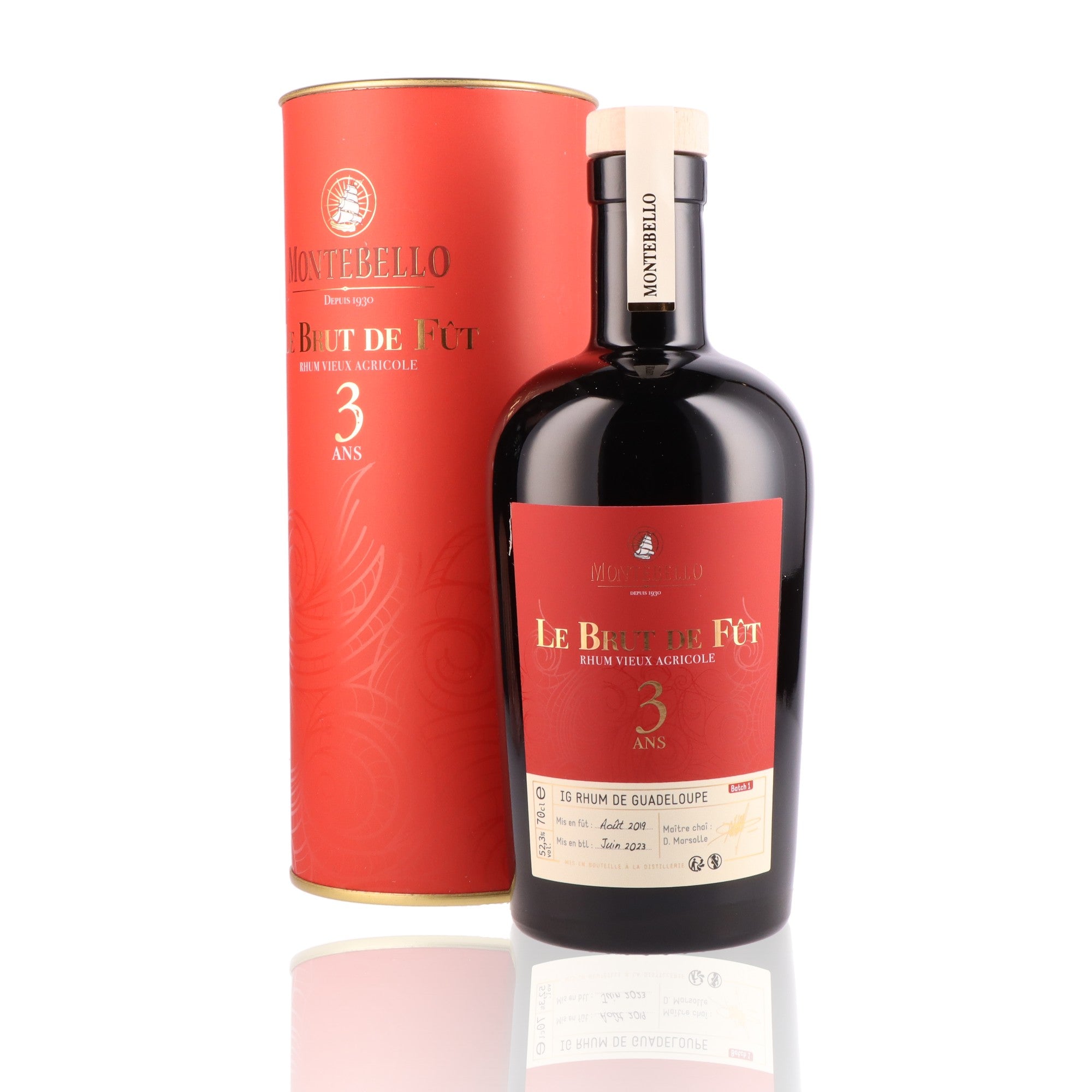 MONTEBELLO - 3 ans Brut de Fût 2023 - 52,3%