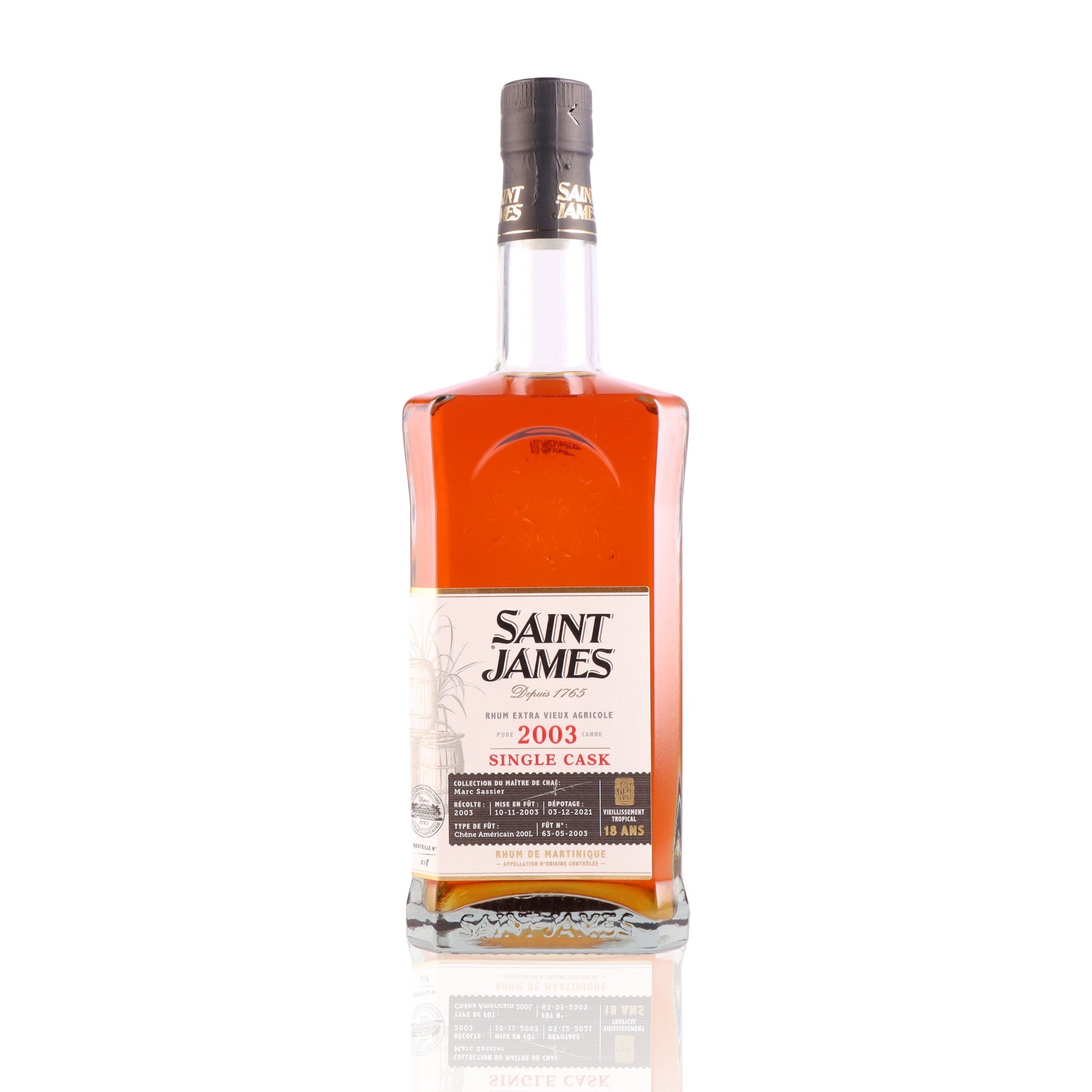 SAINT JAMES - Single Cask 2003 - 42,3%