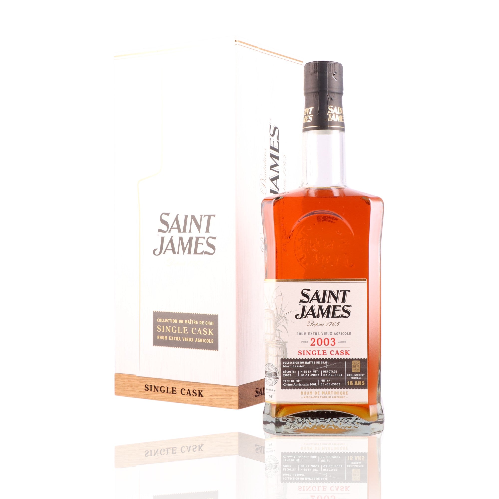 SAINT JAMES - Single Cask 2003 - 42,3%