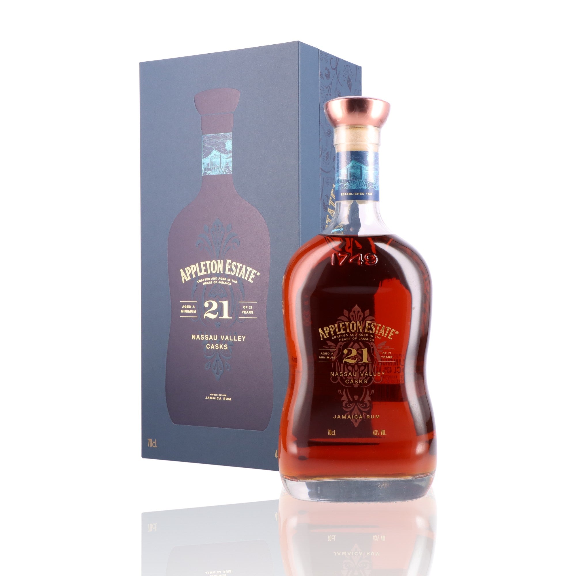 APPLETON ESTATE - 21 ans Nassau Valley Casks - 43%