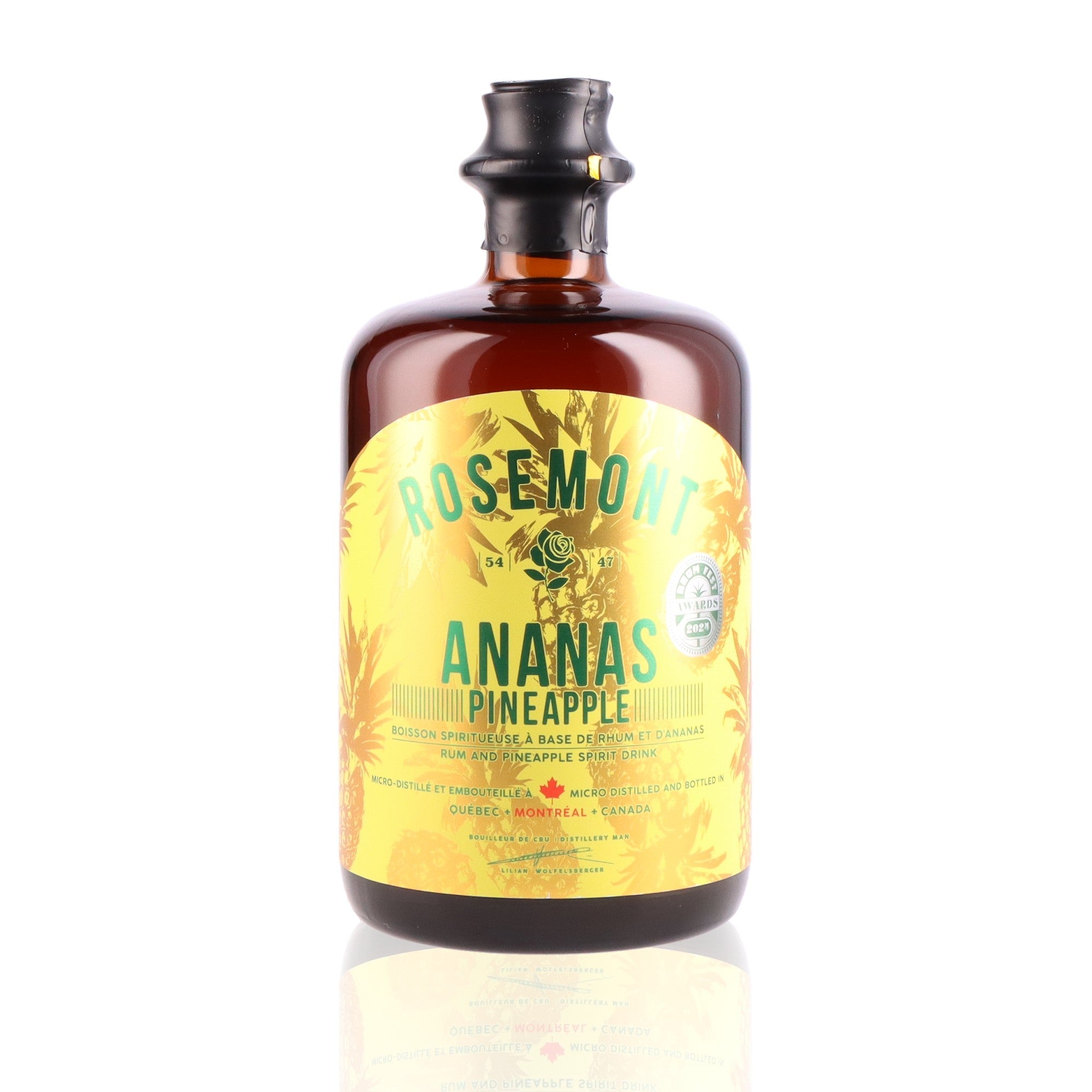 LA DISTILLERIE DE MONTREAL - Rosemont Ananas - 40%