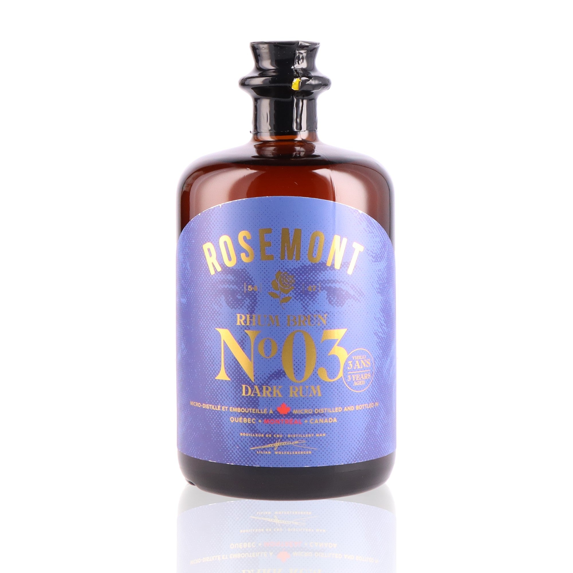 LA DISTILLERIE DE MONTREAL - Rosemont N°3 - 43%