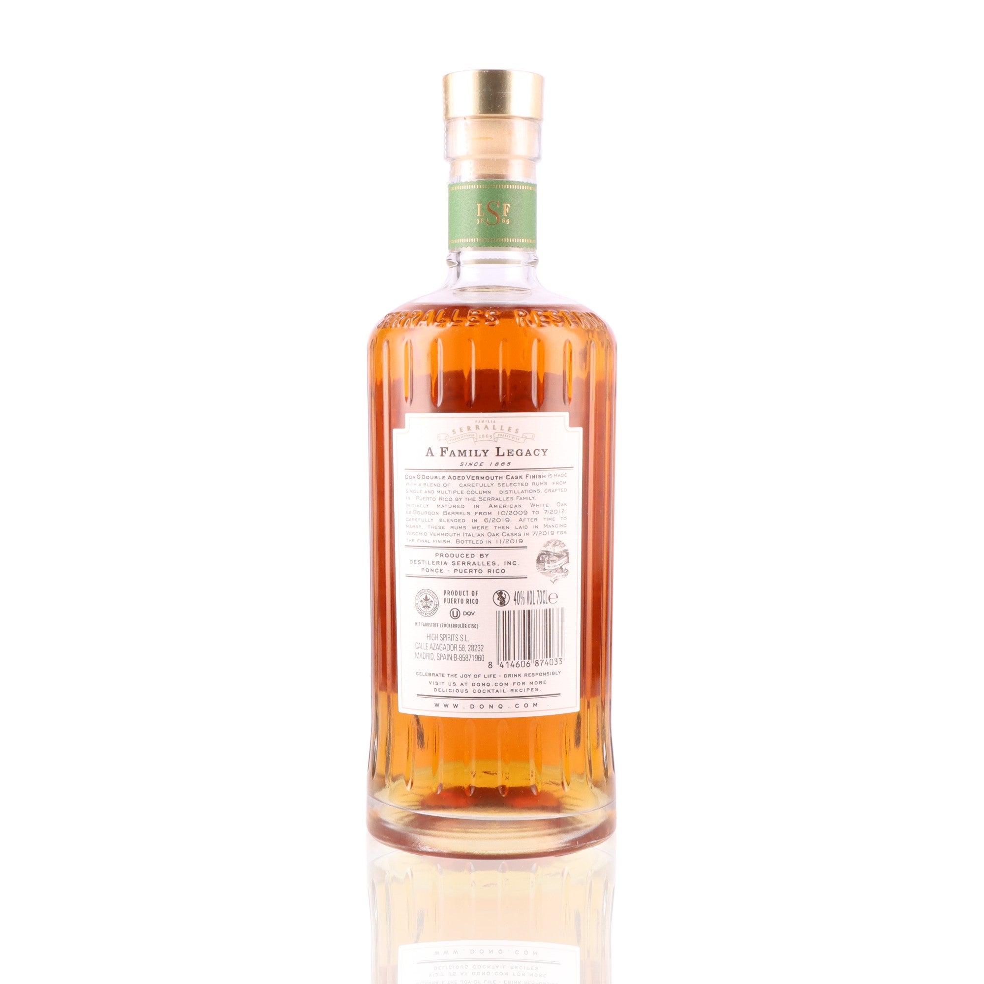 DON Q - Double Aged Vermouth Cask Finish - 40%