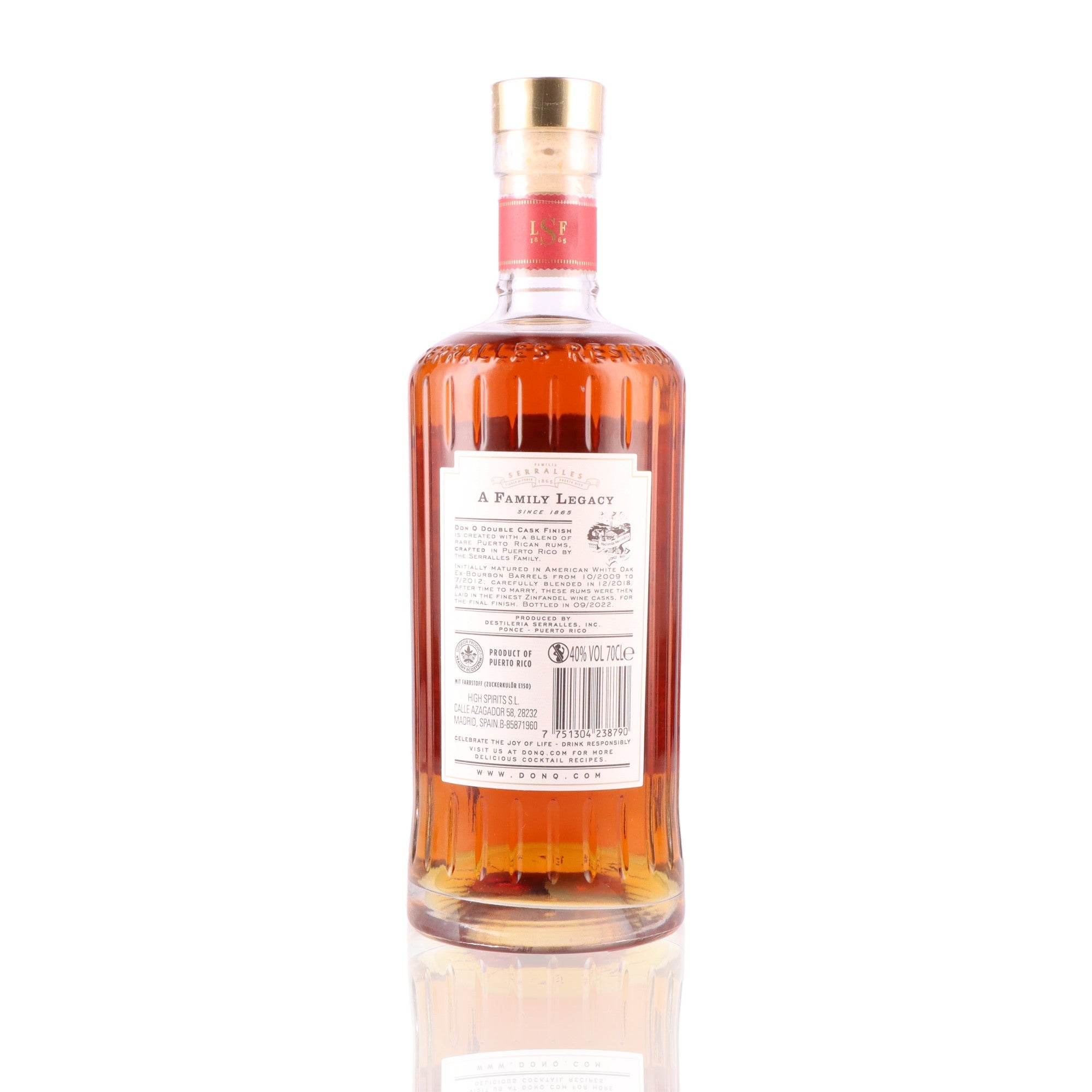 DON Q - Double Aged Zinfandel Cask Finish - 40%