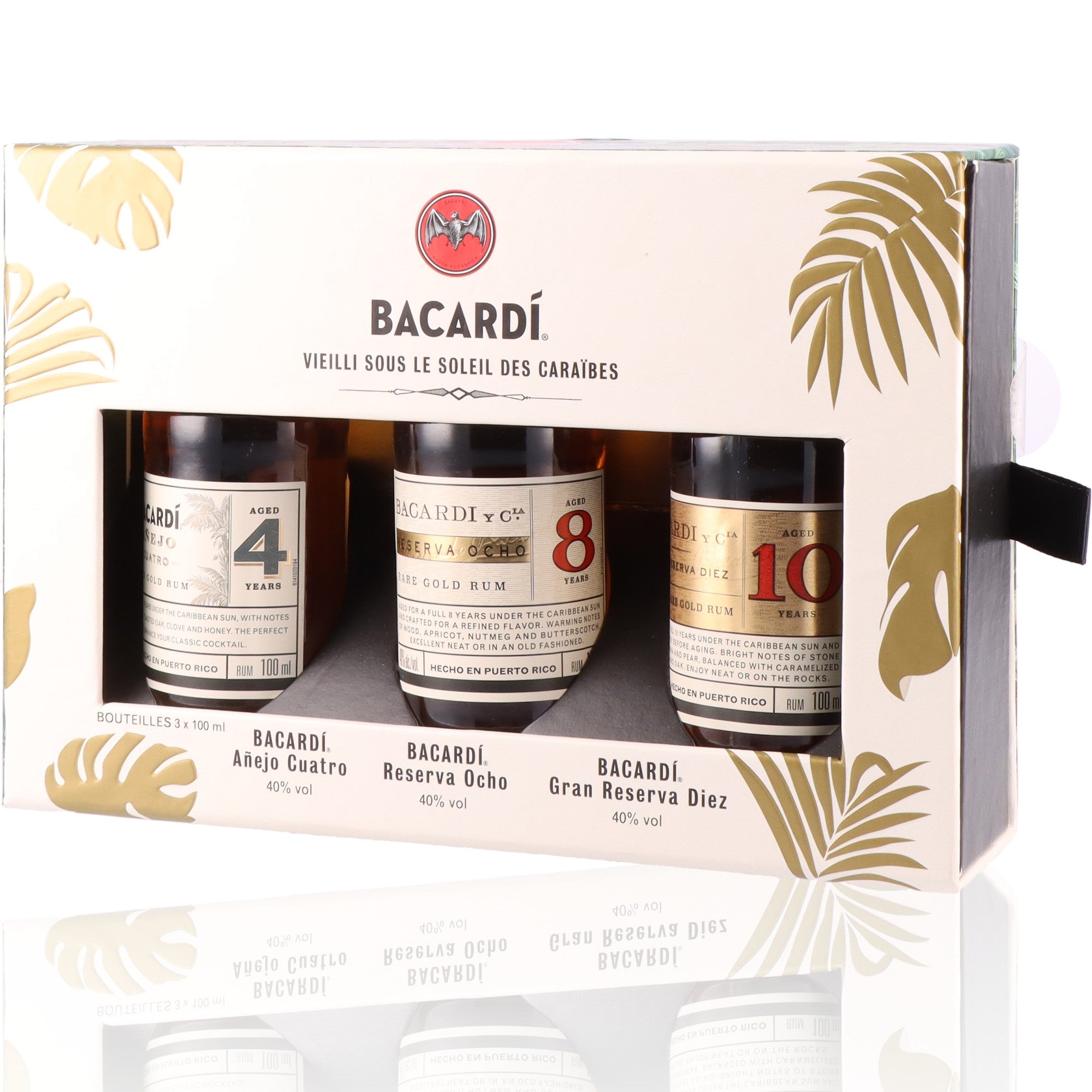 BACARDI - Coffret Tripack - 40%