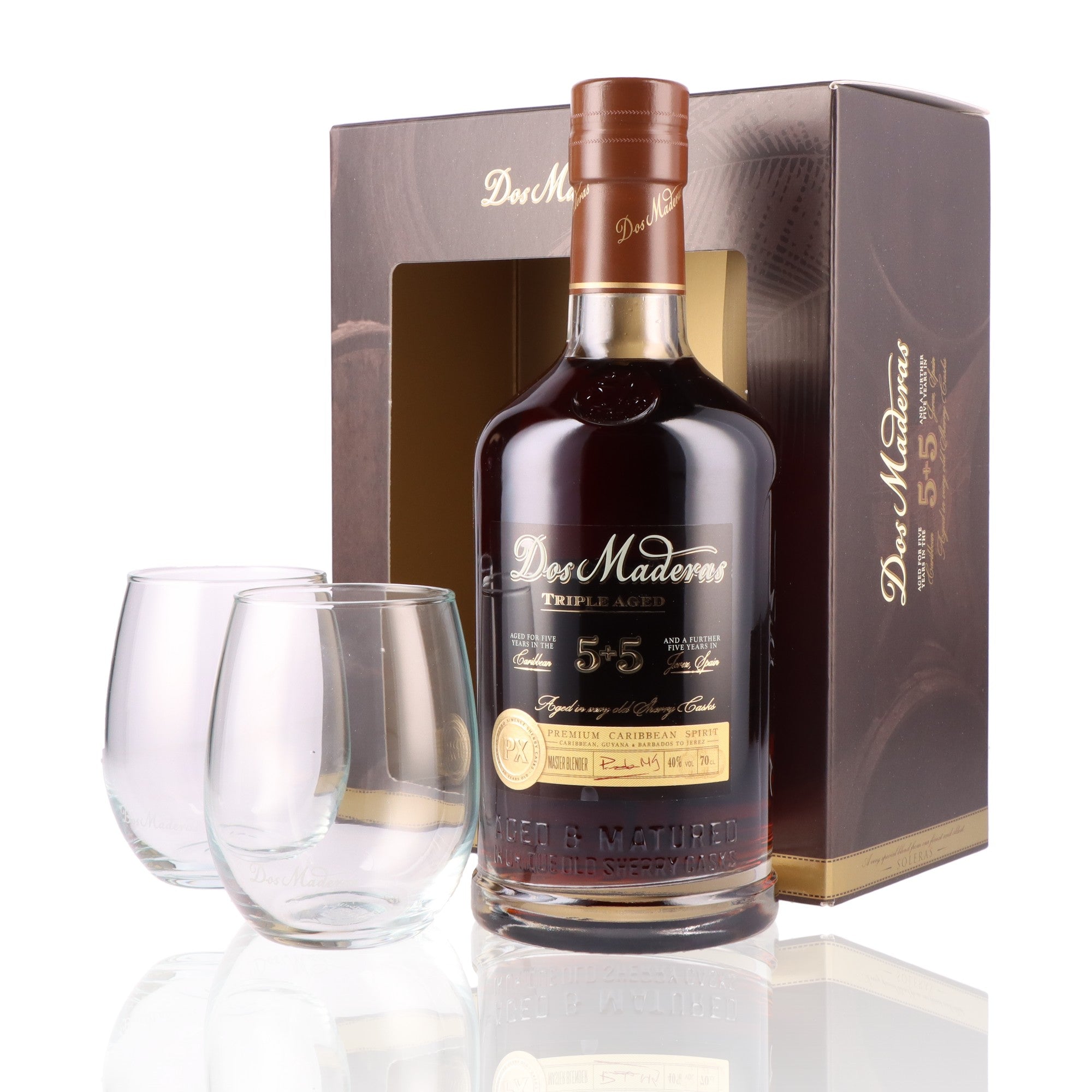 DOS MADERAS - Coffret PX 5+5 + 2 Verres - 40%