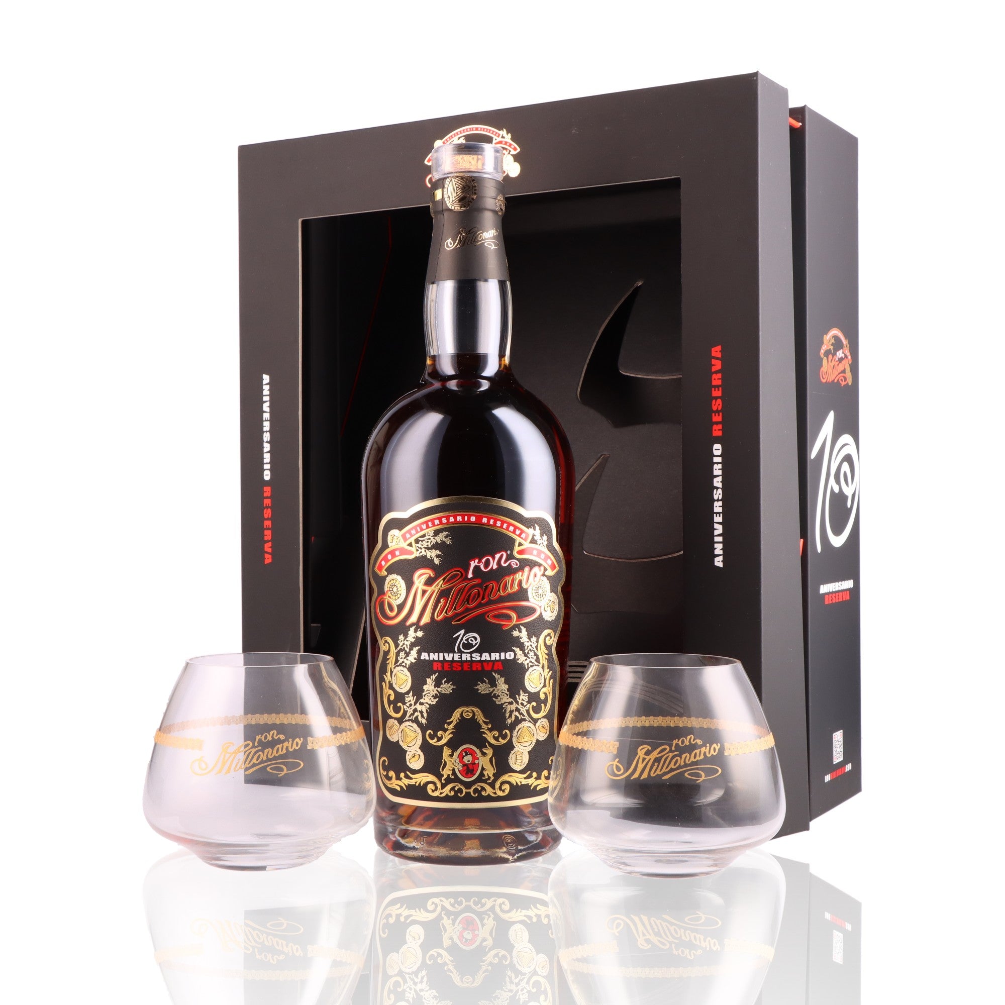 MILLONARIO - Coffret 10 Aniversario + 2 Verres - 40%