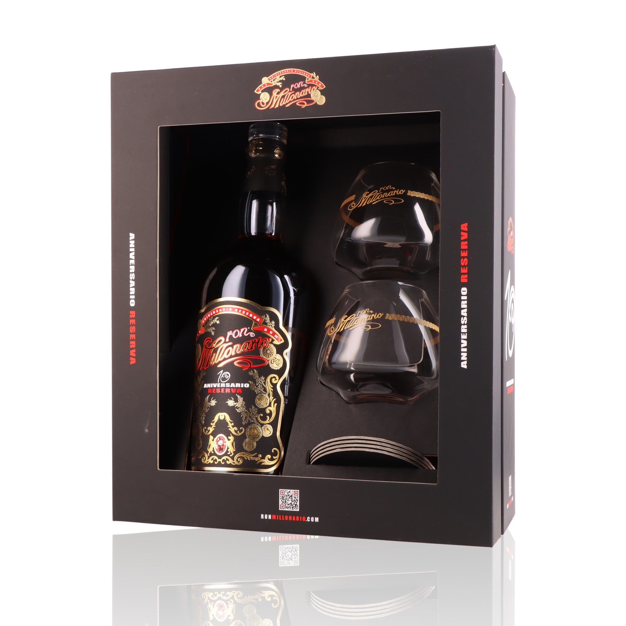 MILLONARIO - Coffret 10 Aniversario + 2 Verres - 40%