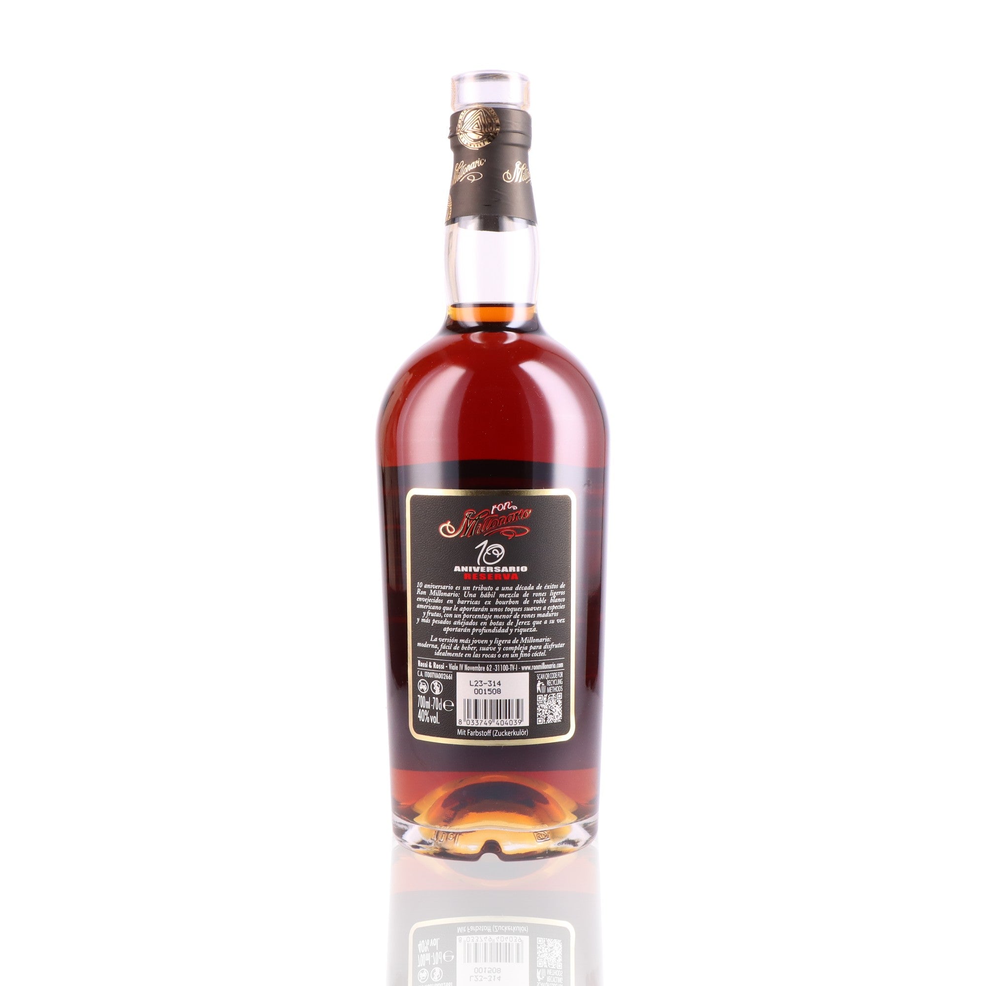 MILLONARIO - Coffret 10 Aniversario + 2 Verres - 40%
