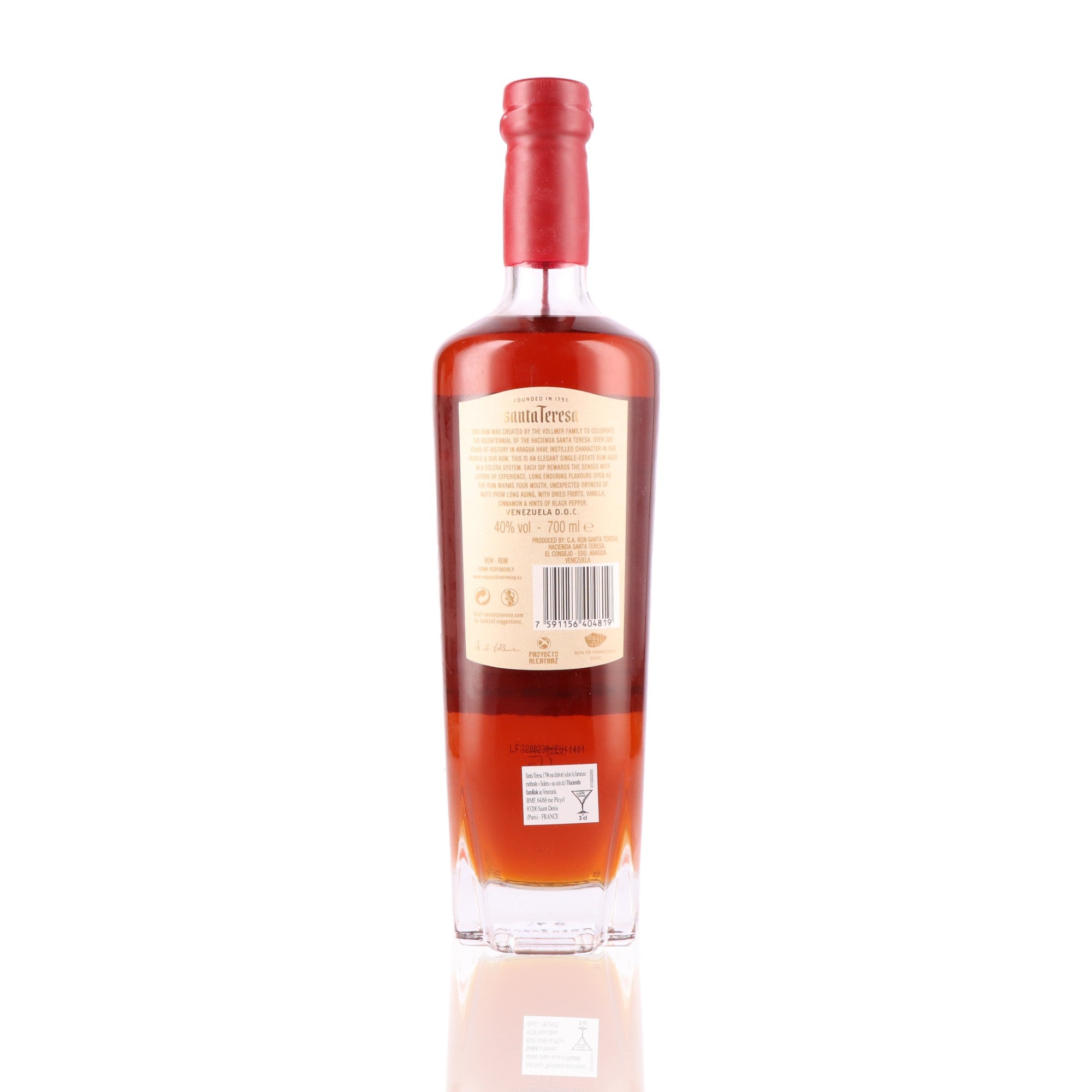 SANTA TERESA - Coffret 1796 + 1 Verre - 40%
