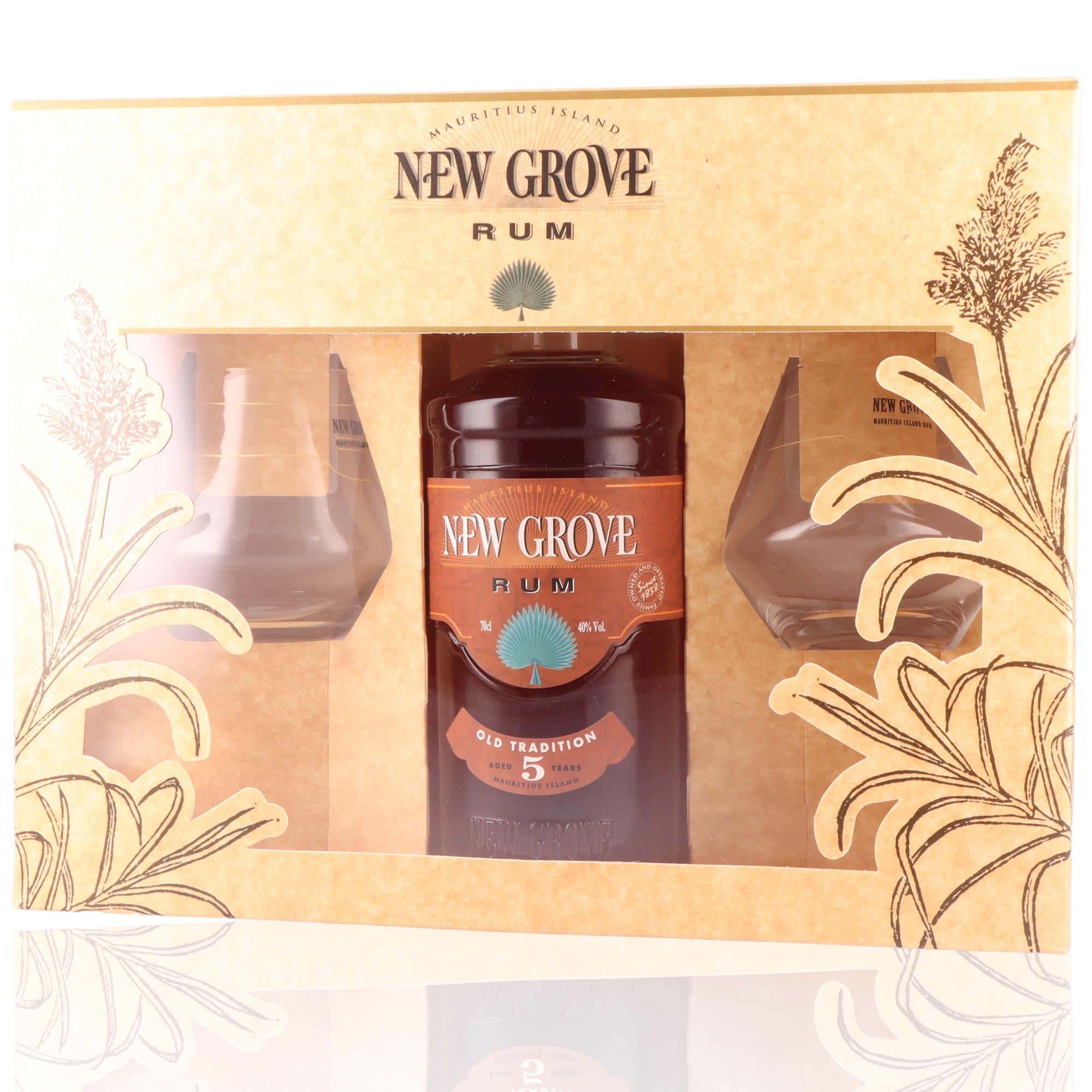 NEW GROVE - Coffret 5 ans + 2 Verres - 40%
