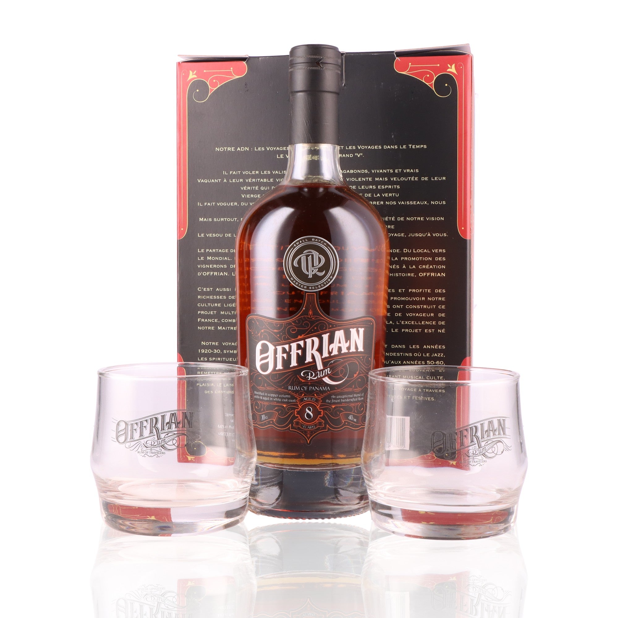 OFFRIAN - Coffret 8 ans + 2 Verres - 40%