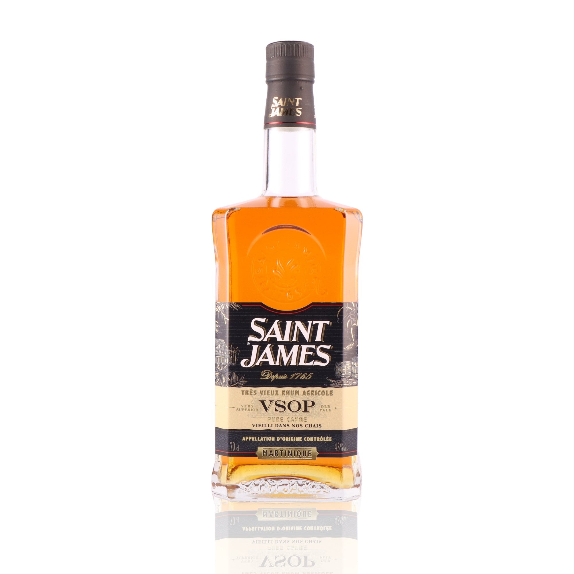 SAINT JAMES - Coffret VSOP + 2 Verres - 43%