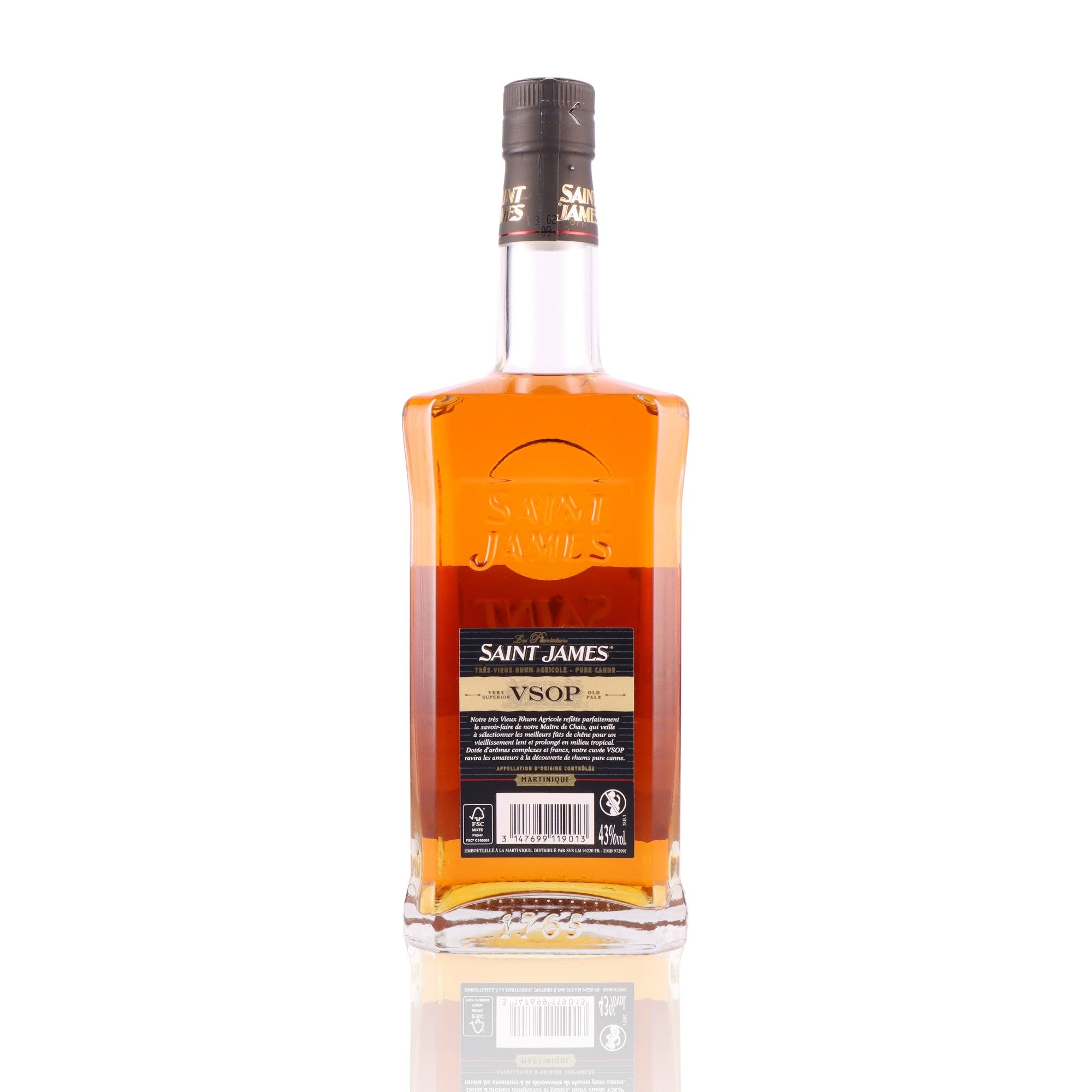 SAINT JAMES - Coffret VSOP + 2 Verres - 43%
