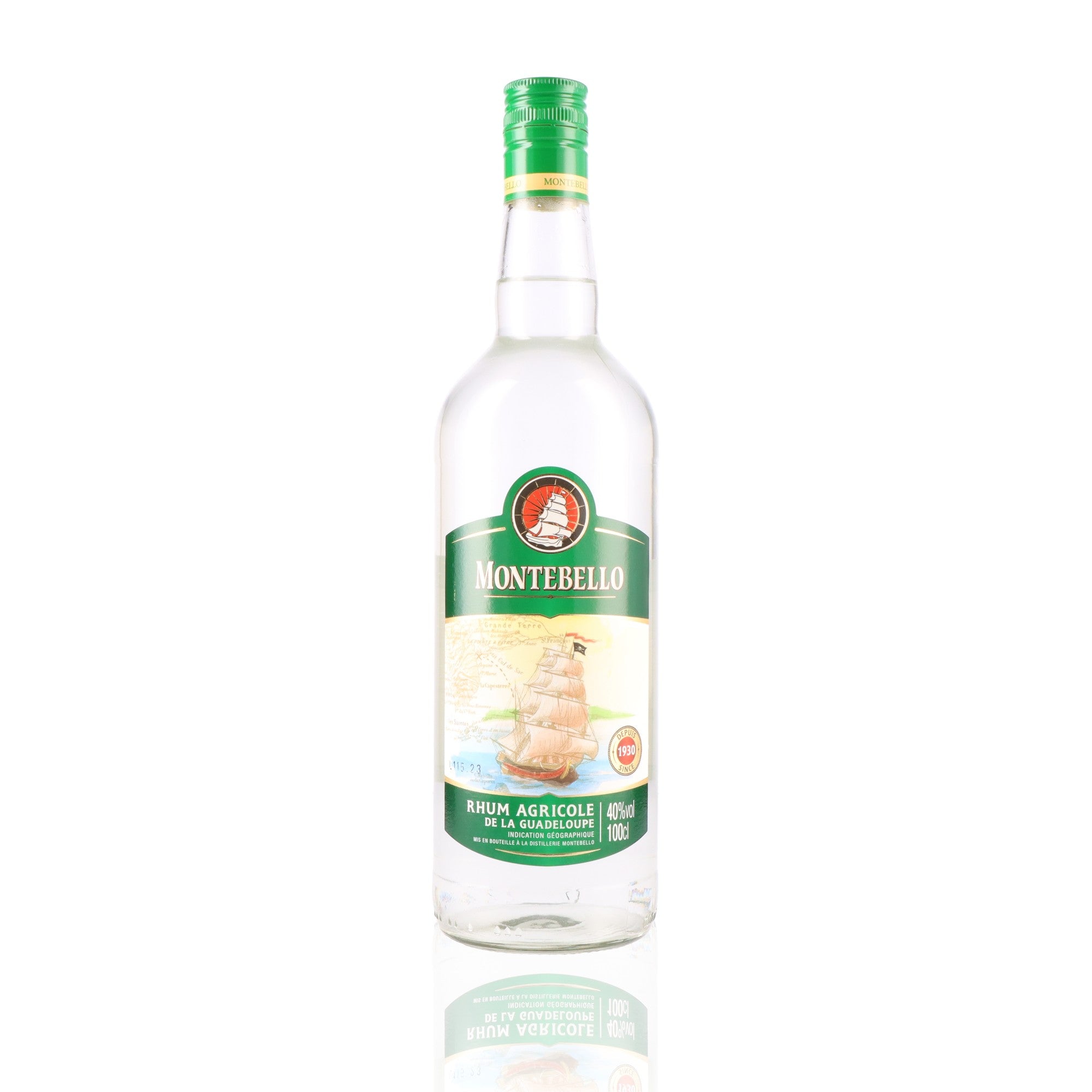 MONTEBELLO - Rhum Blanc - 1 L - 40%