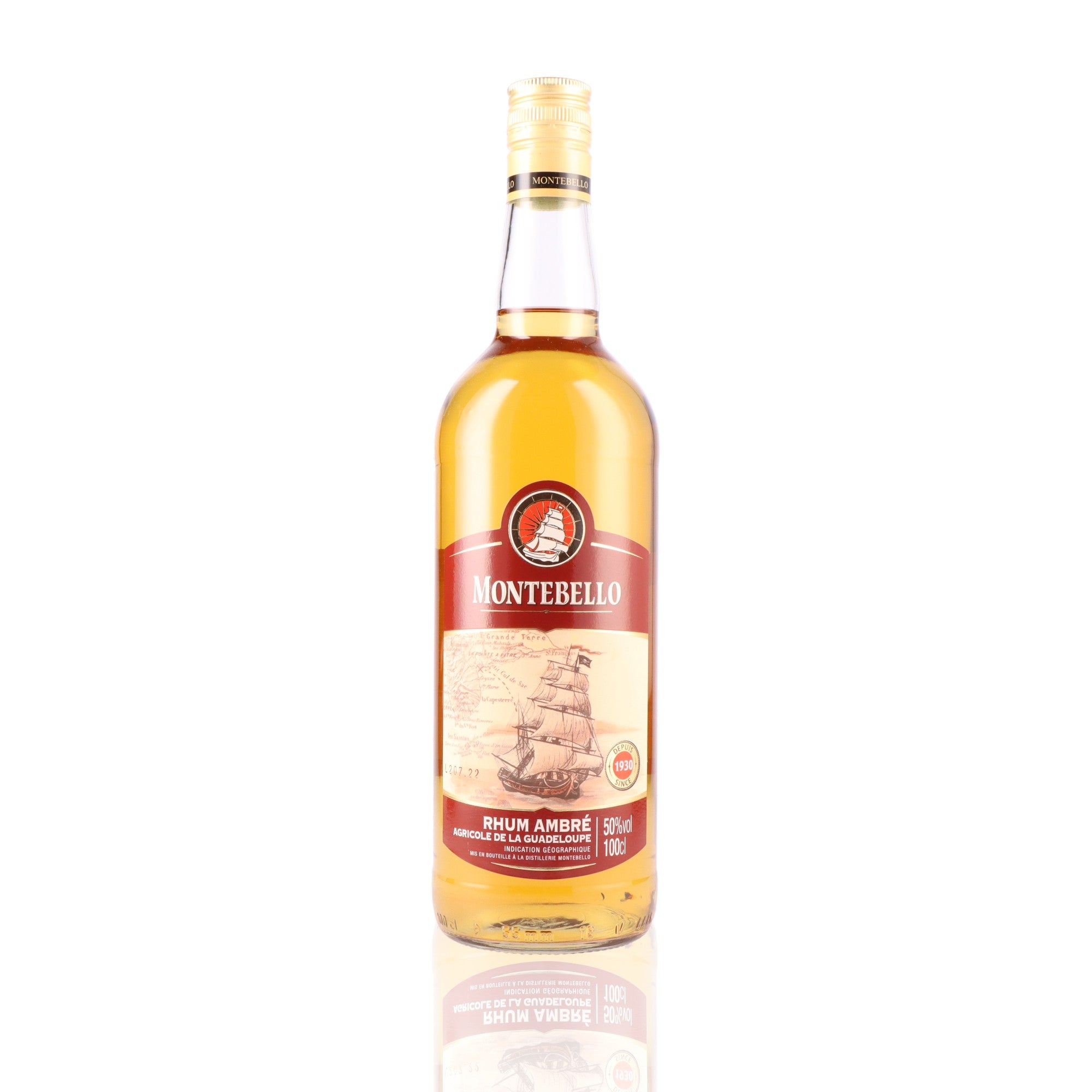 MONTEBELLO - Rhum Ambré - 1 L - 50%