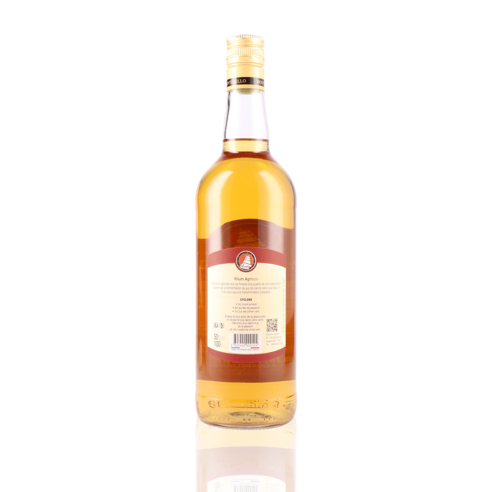 MONTEBELLO - Rhum Ambré - 1 L - 50%