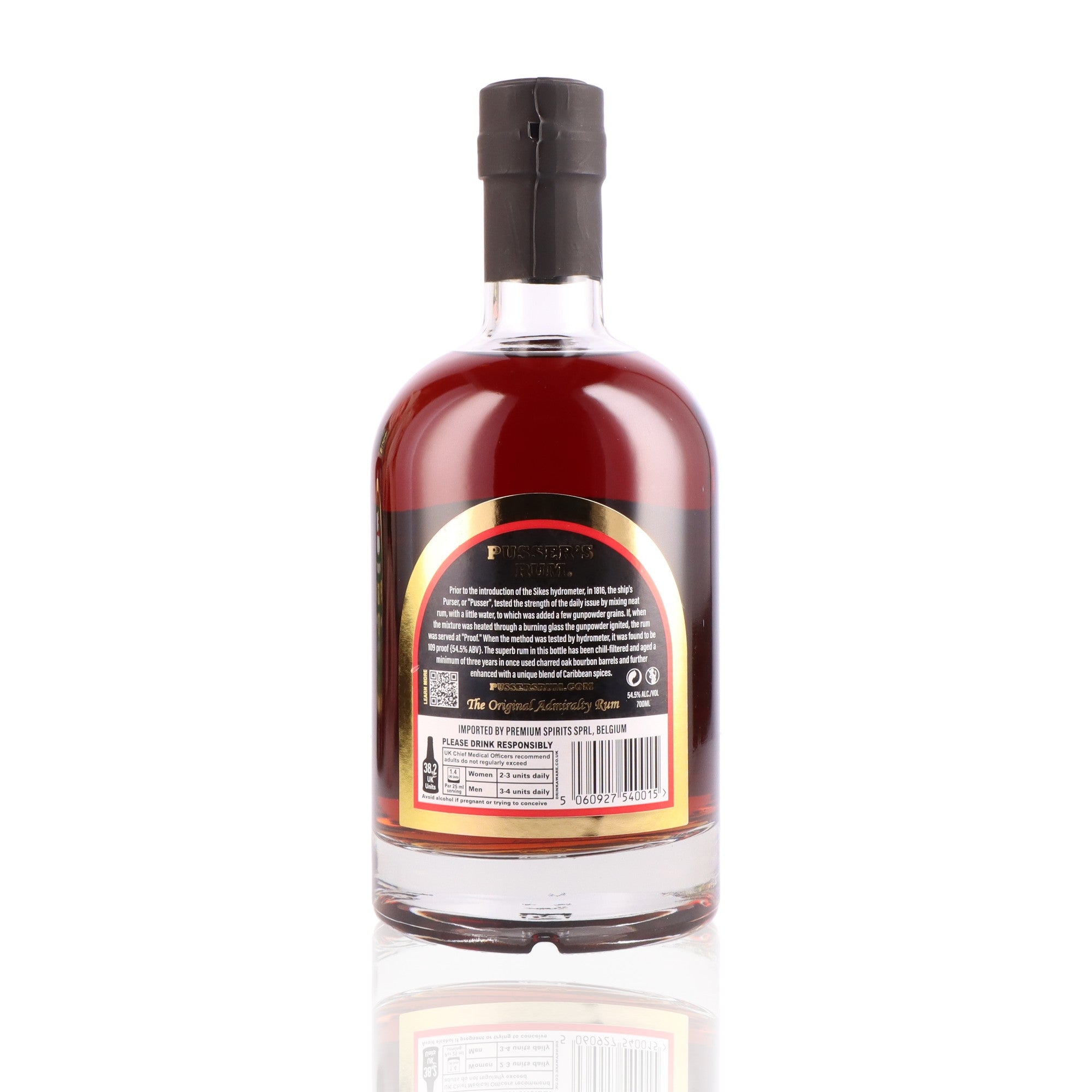 PUSSER'S - Gunpowder Proof Spiced - 54,5%