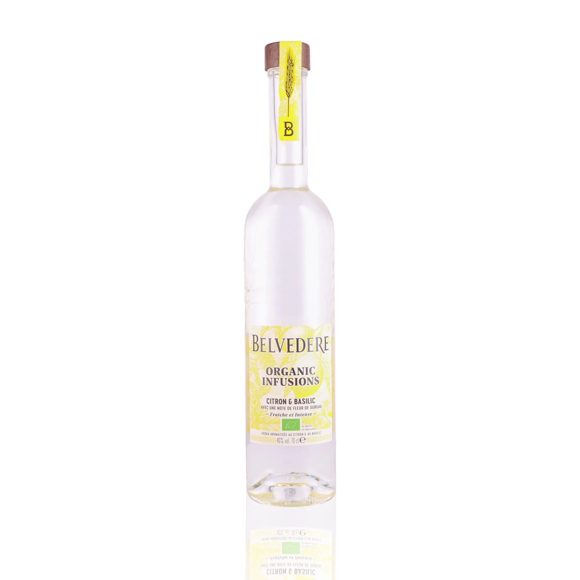 BELVEDERE - Organic Infusion Citron & Basilic - 40%