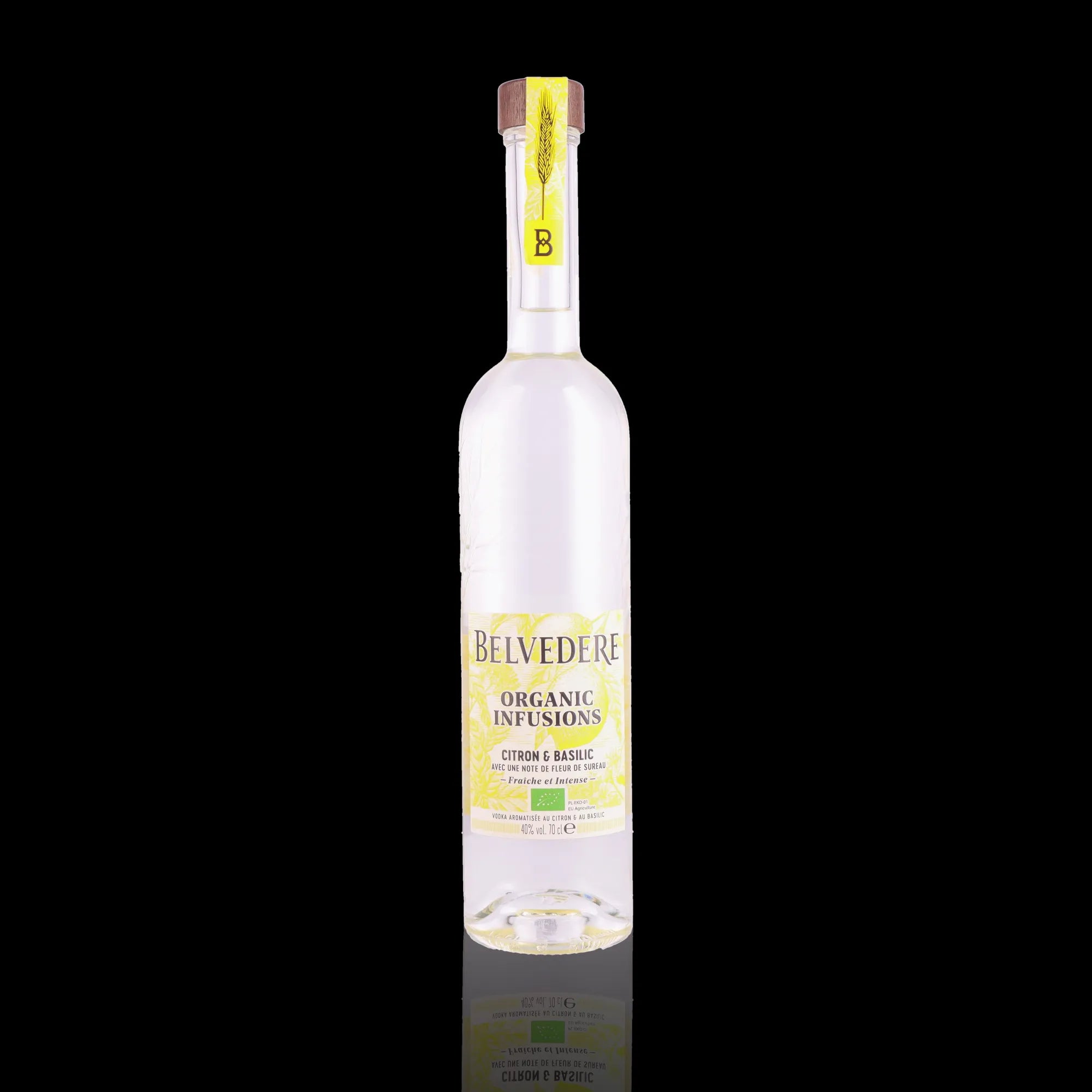 BELVEDERE - Organic Infusion Citron & Basilic - 40%