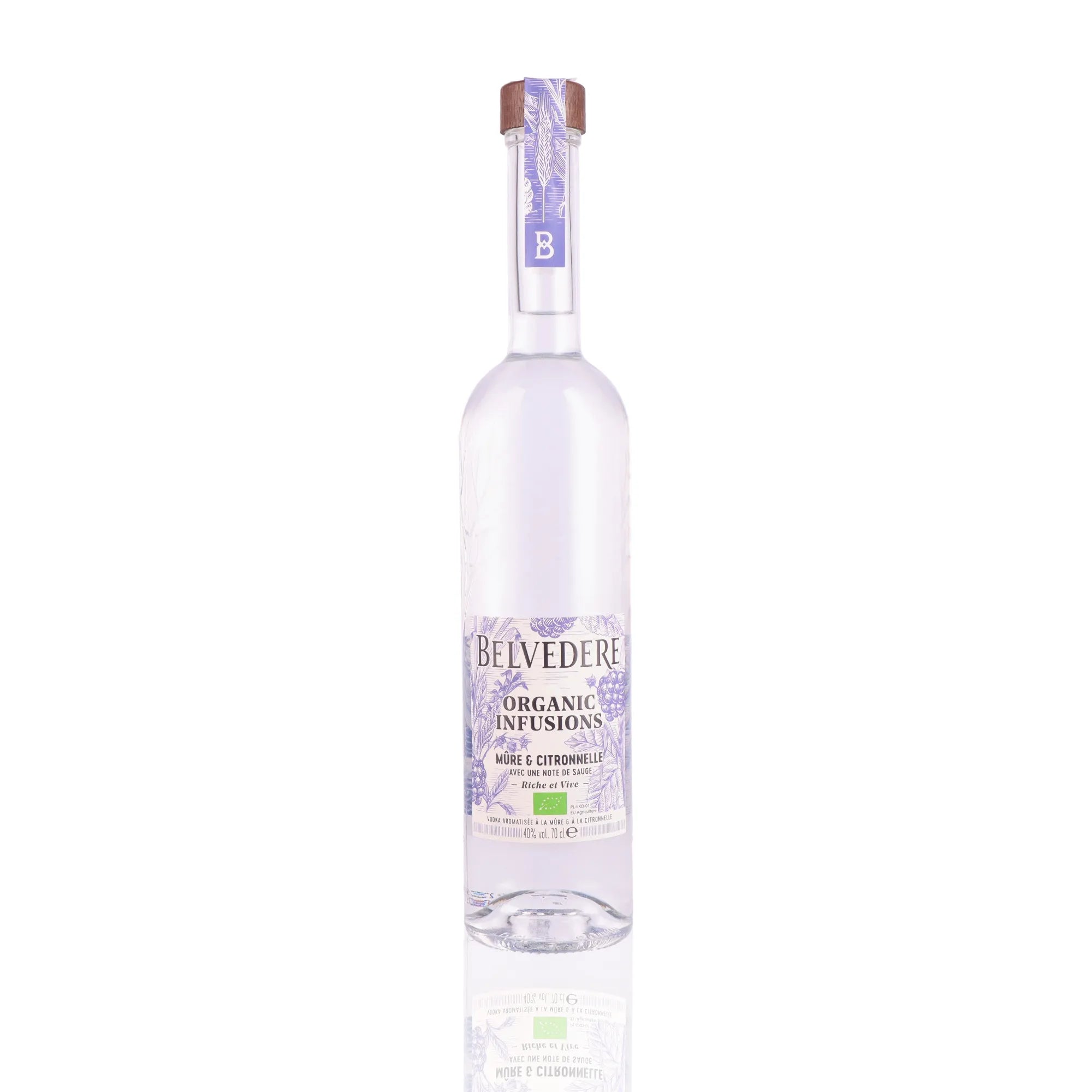 BELVEDERE - Organic Infusion Mûre & Citronnelle - 40%