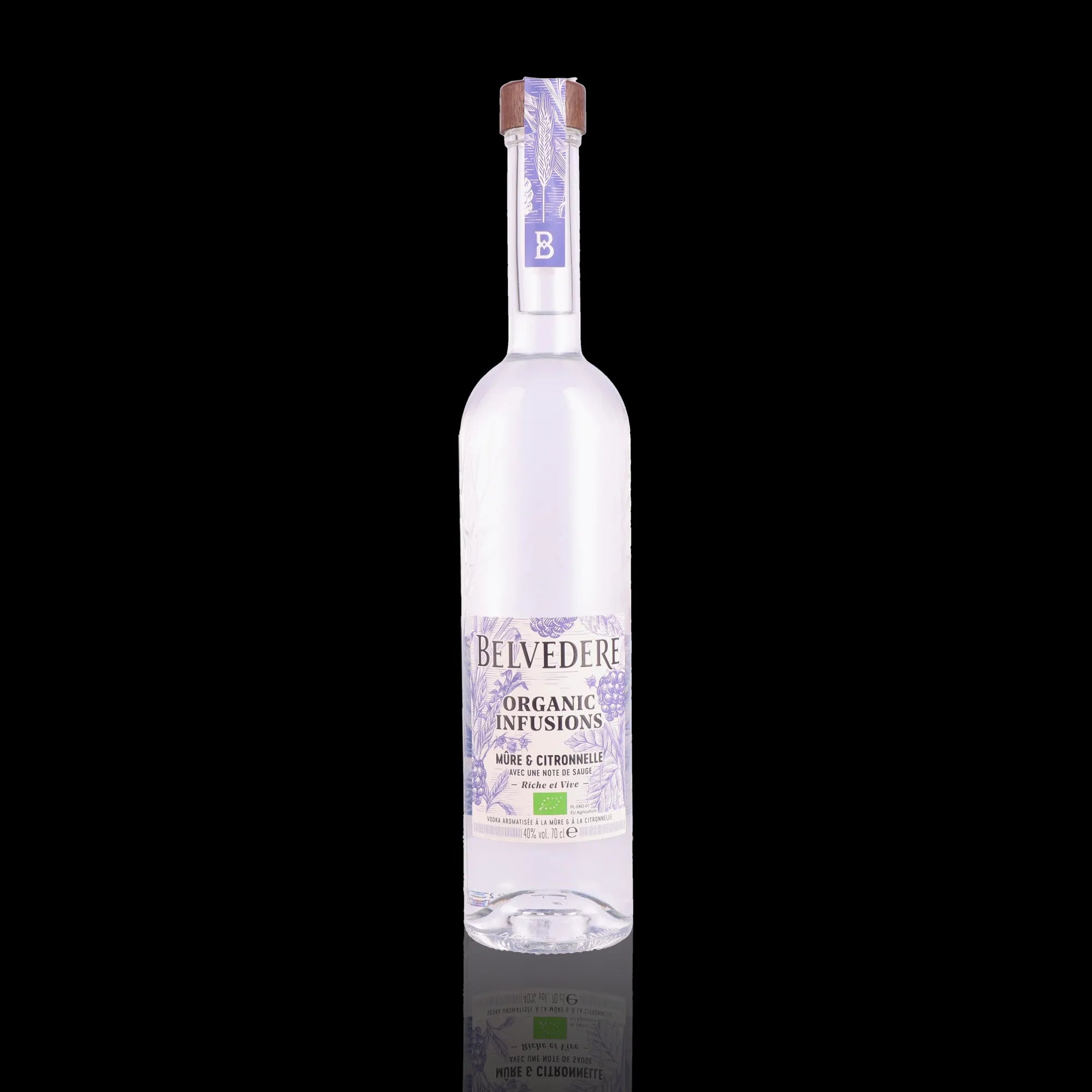 BELVEDERE - Organic Infusion Mûre & Citronnelle - 40%