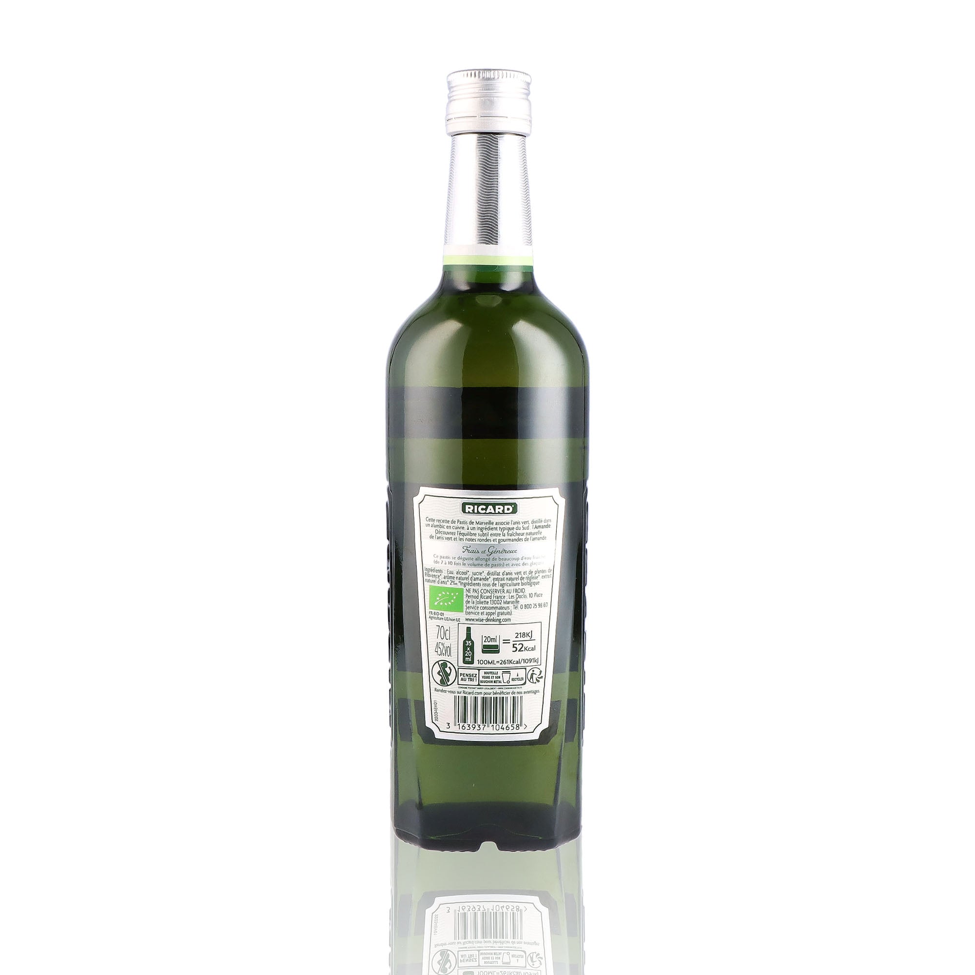 RICARD - Amandes Bio & Anis Vert - 45%