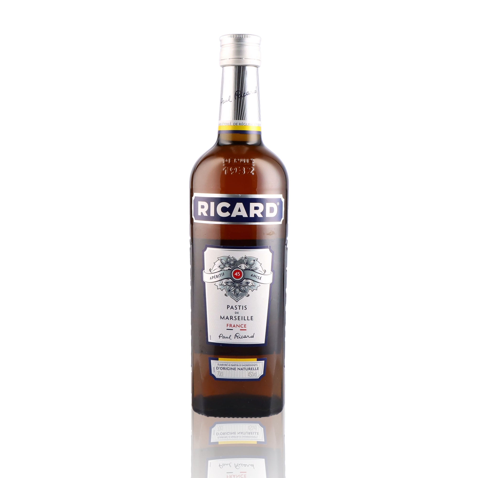 RICARD - Coffret 2 verres + 1 carafe - 45%