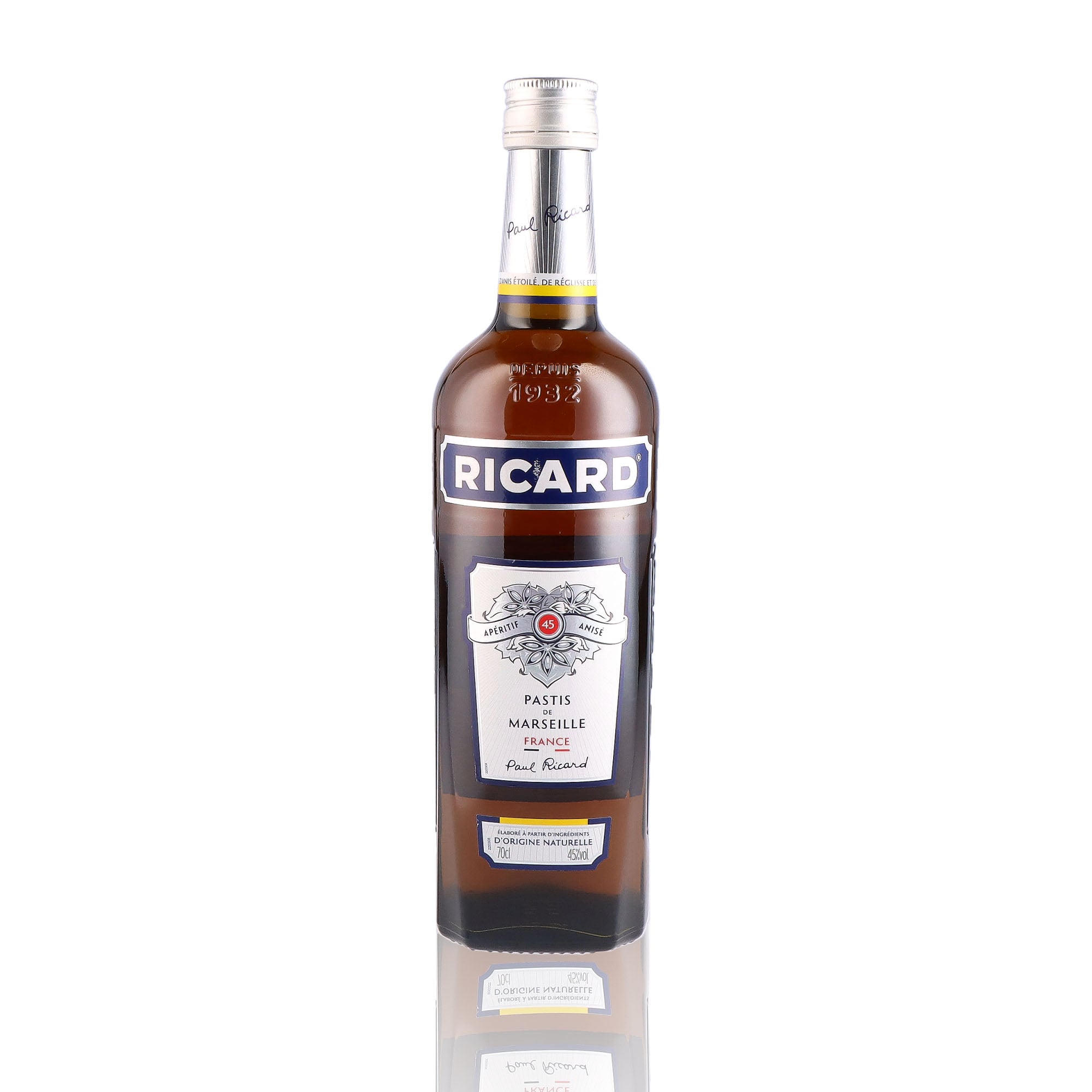 RICARD - Coffret 4 verres - 45%