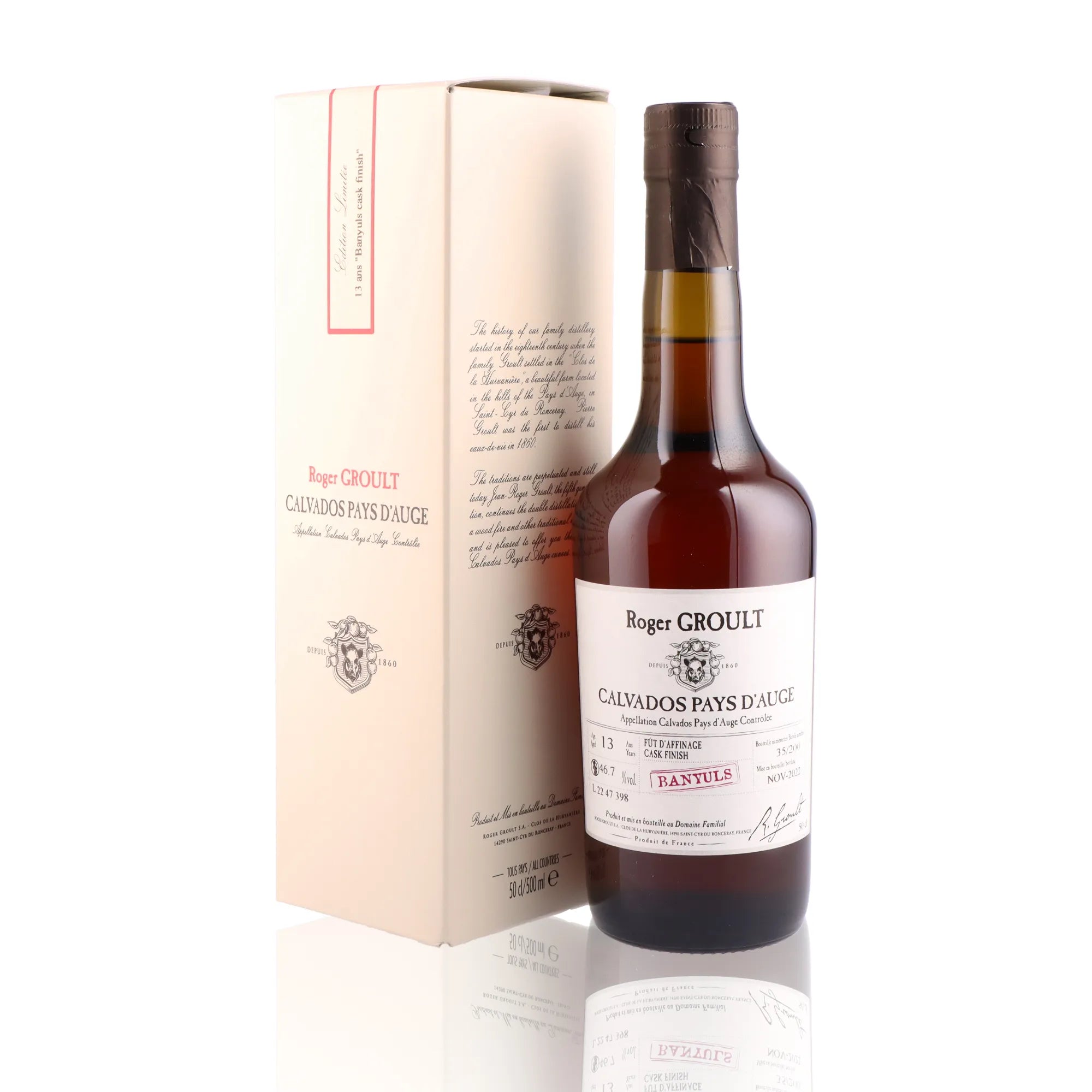 ROGER GROULT - Banyuls Cask Finish 13 ans - 46,7%