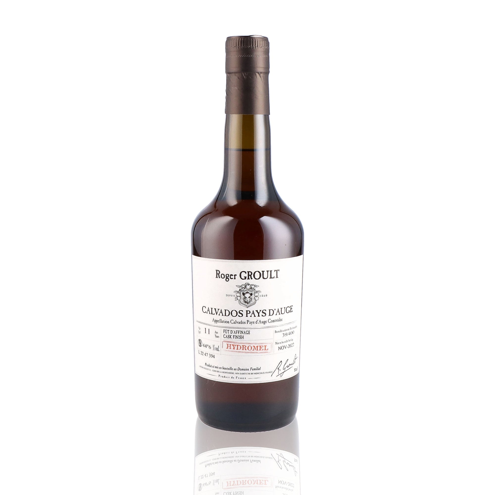 ROGER GROULT - Hydromel Cask Finish 11 ans - 44,6%