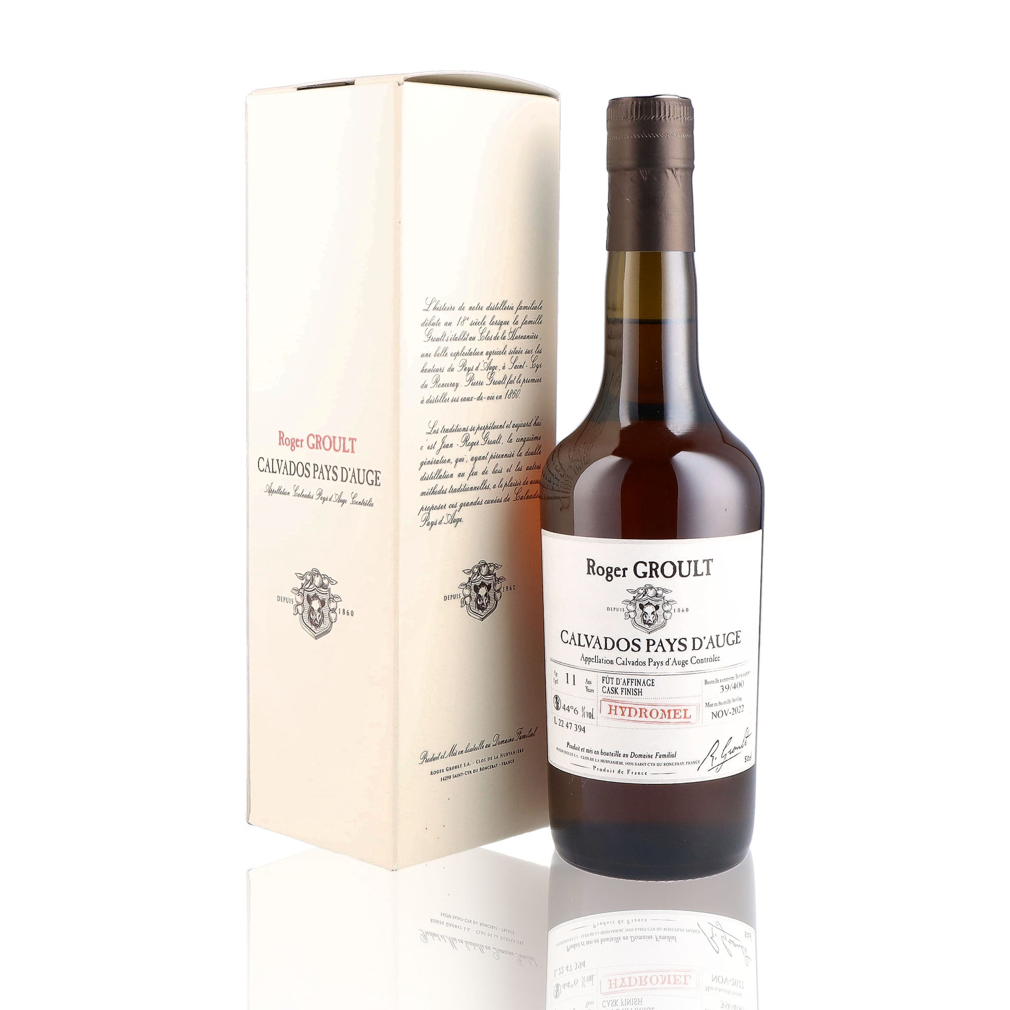 ROGER GROULT - Hydromel Cask Finish 11 ans - 44,6%