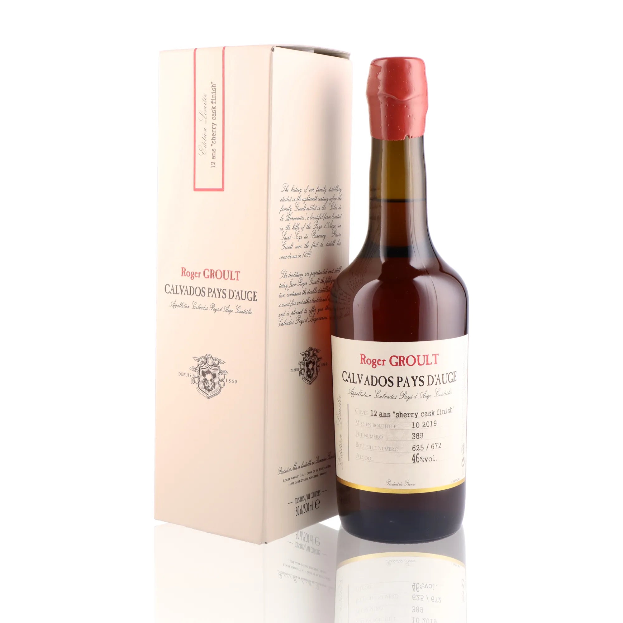 ROGER GROULT - Sherry Cask Finish 12 ans - 46%