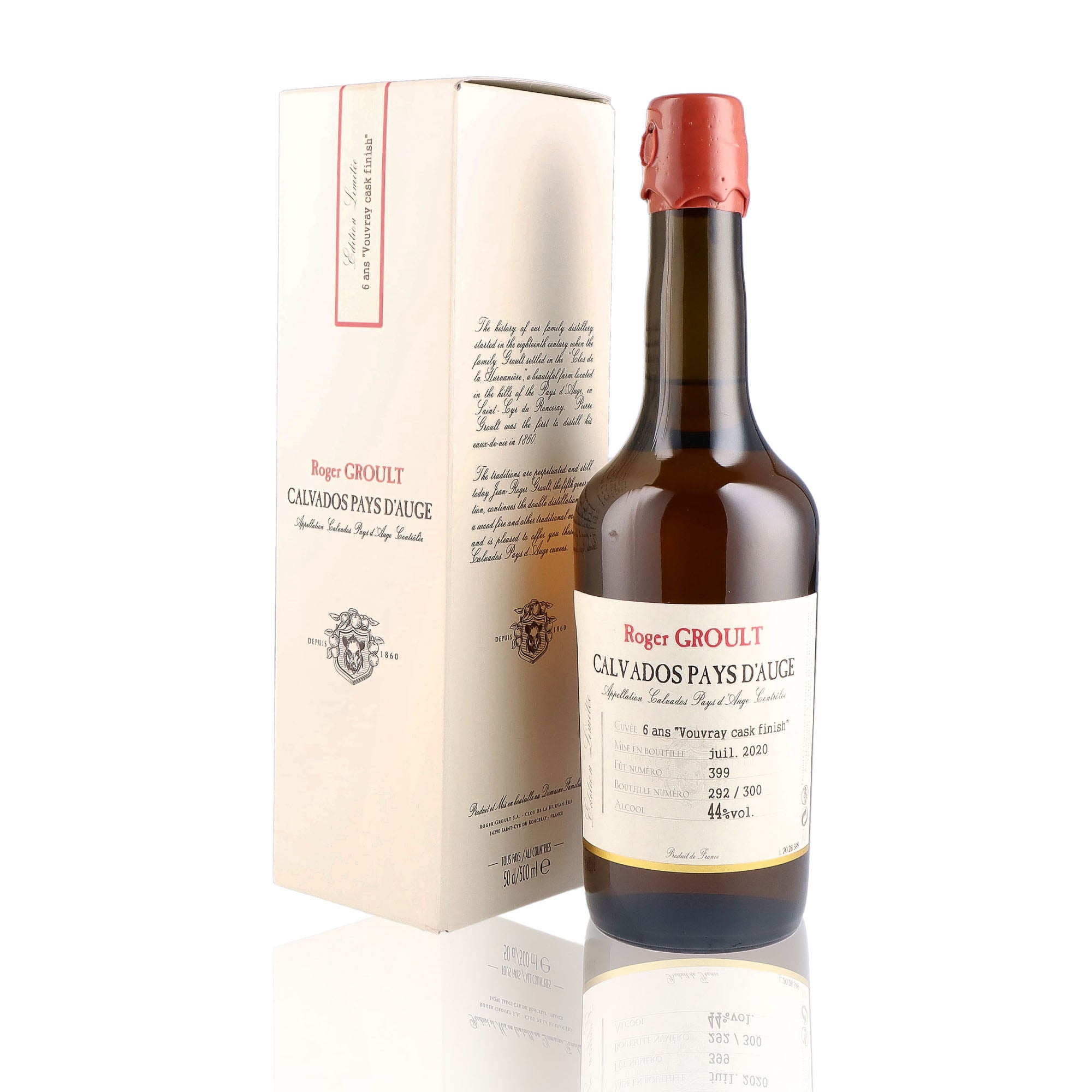 ROGER GROULT - Vouvray Cask Finish 6 ans - 44%