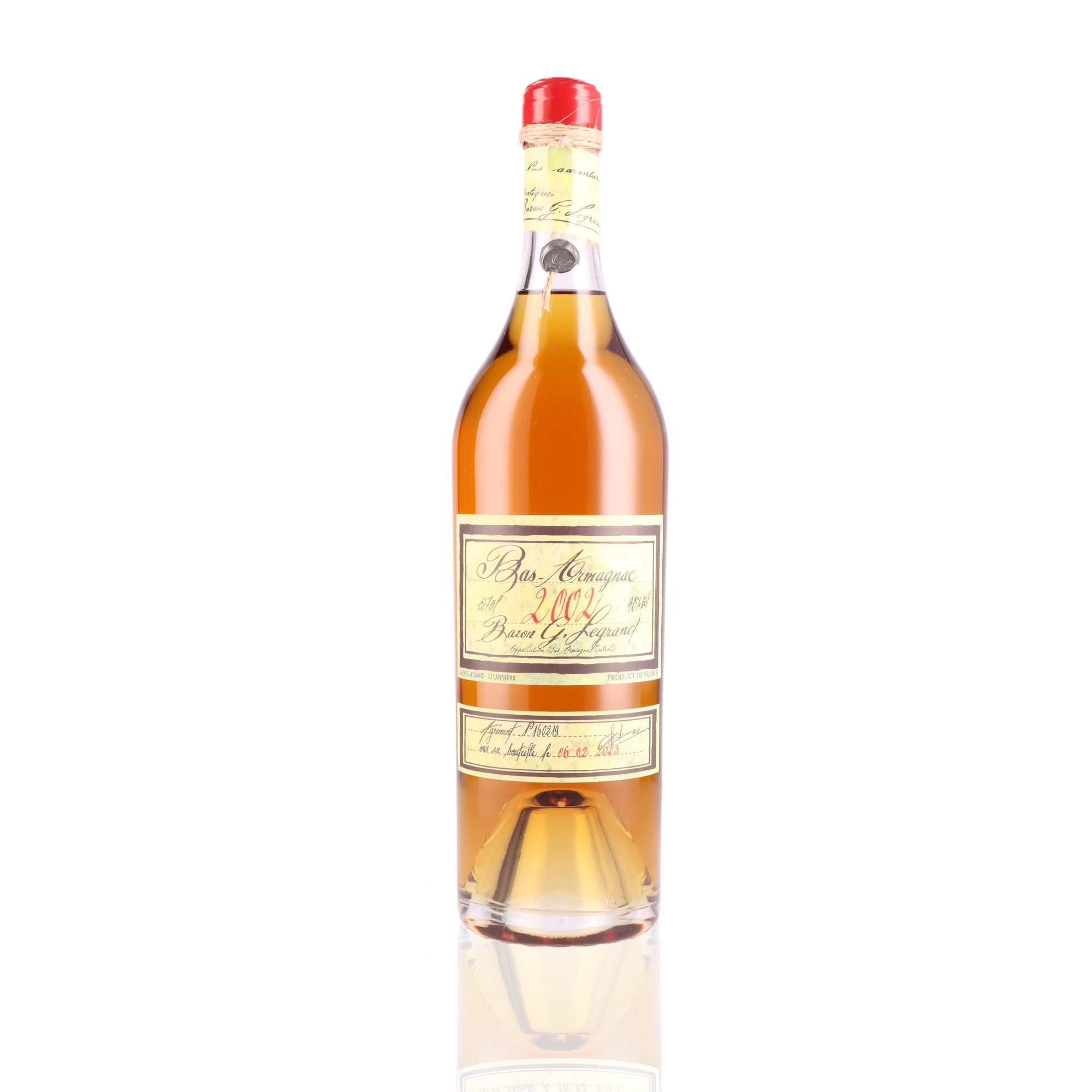 BARON GASTON LEGRAND - 2002 - 40% – Whisky Paris